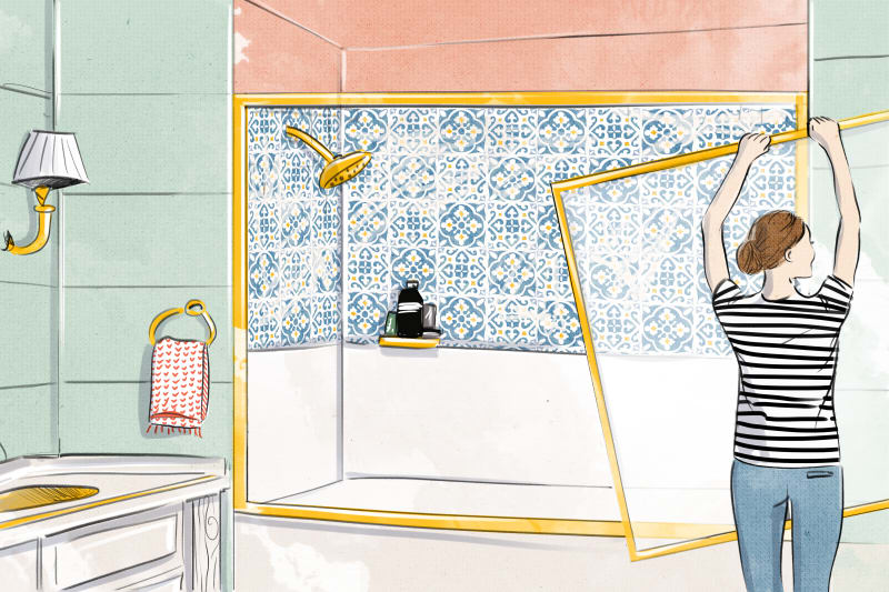 Removing Old Bulky Shower Doors Is Much Easier Than You