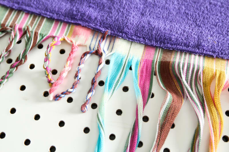 DIY Woven Fabric Beach Blanket, Towel + Wrap Apartment Therapy