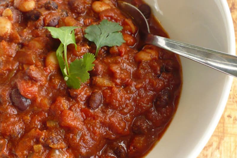 Recipe Vegetarian Black Bean Espresso Chili Kitchn