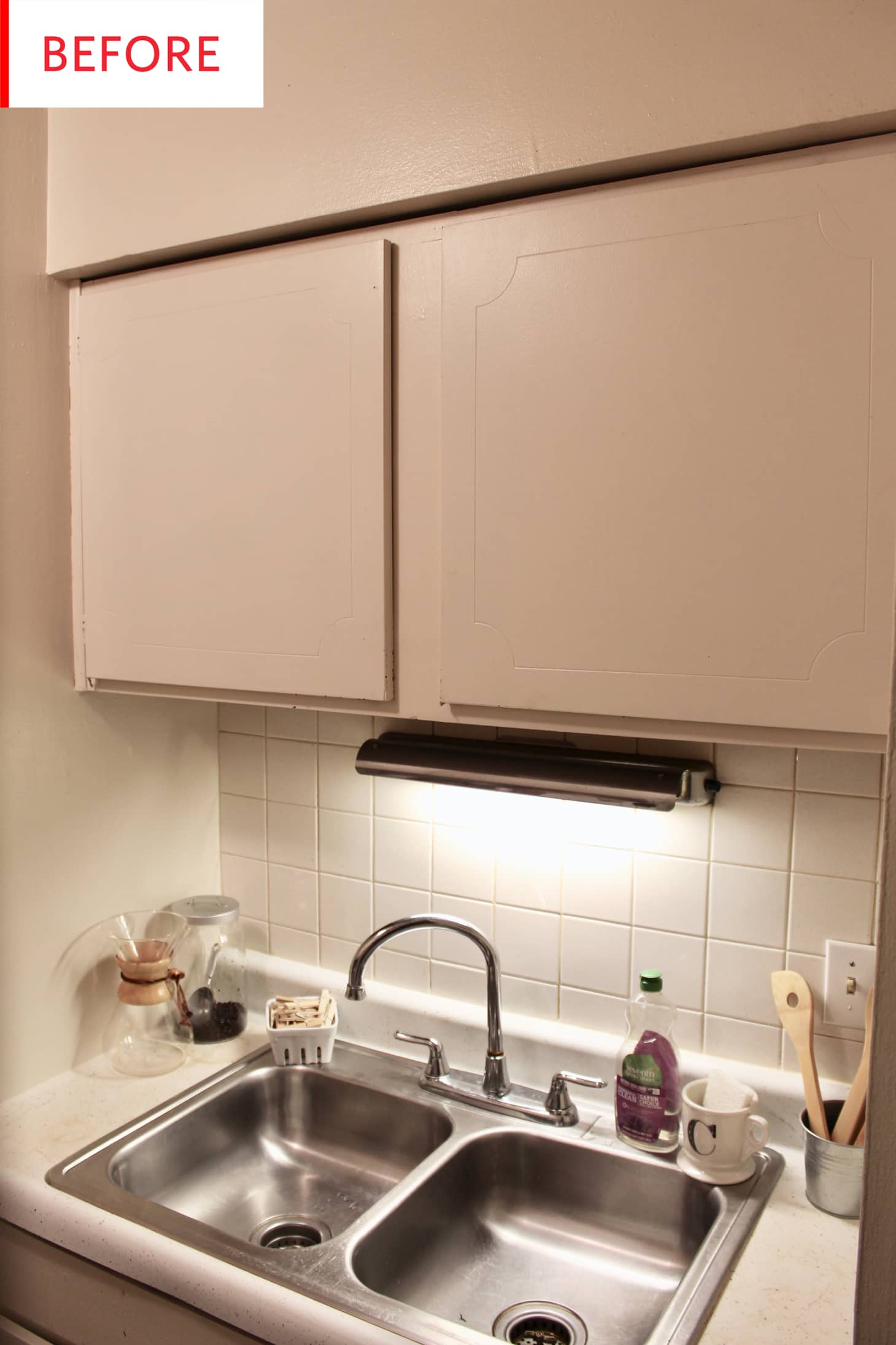 Painted Kitchen Cabinets With Wallpaper Project Photos Apartment