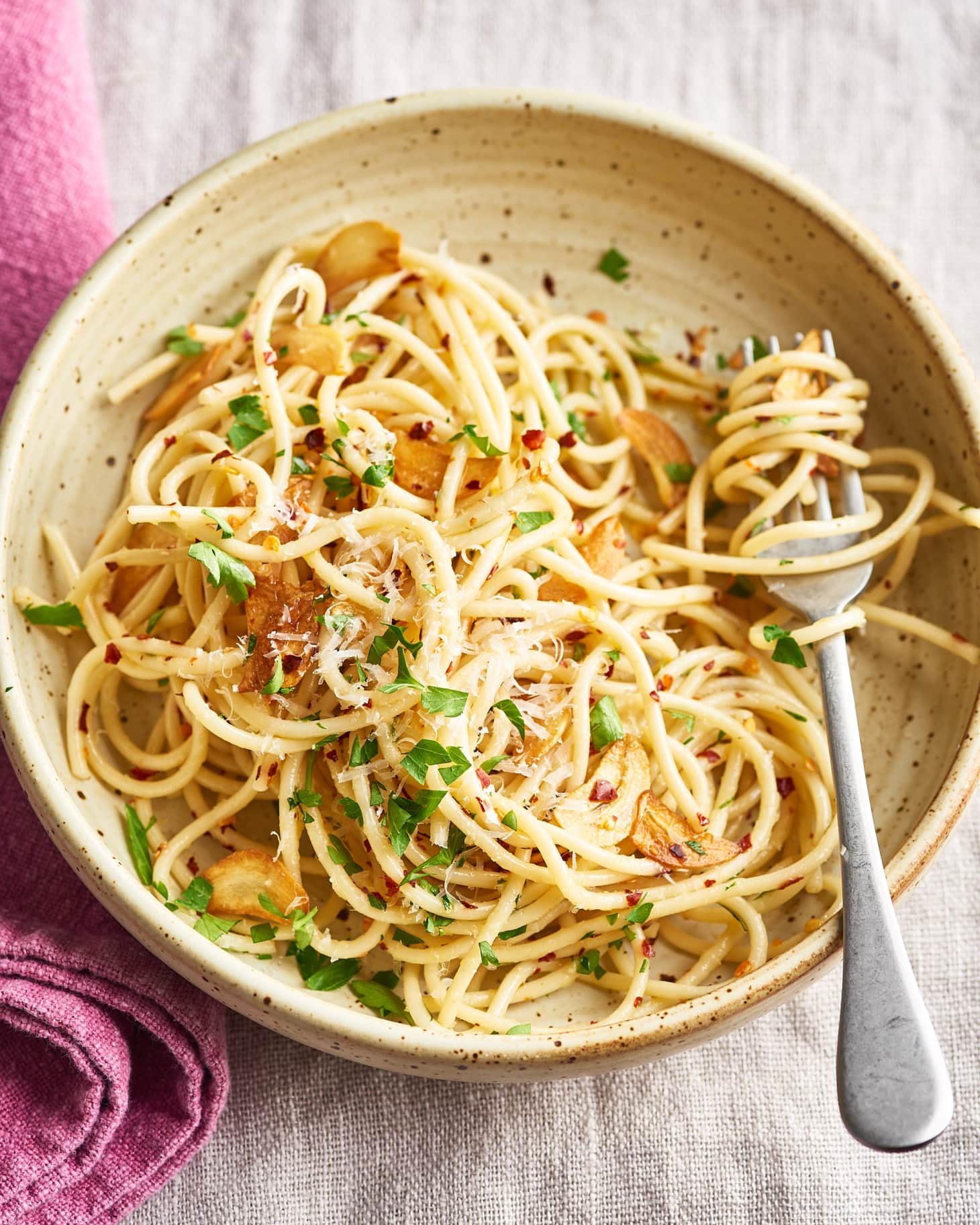 spaghetti aglio olio resepi