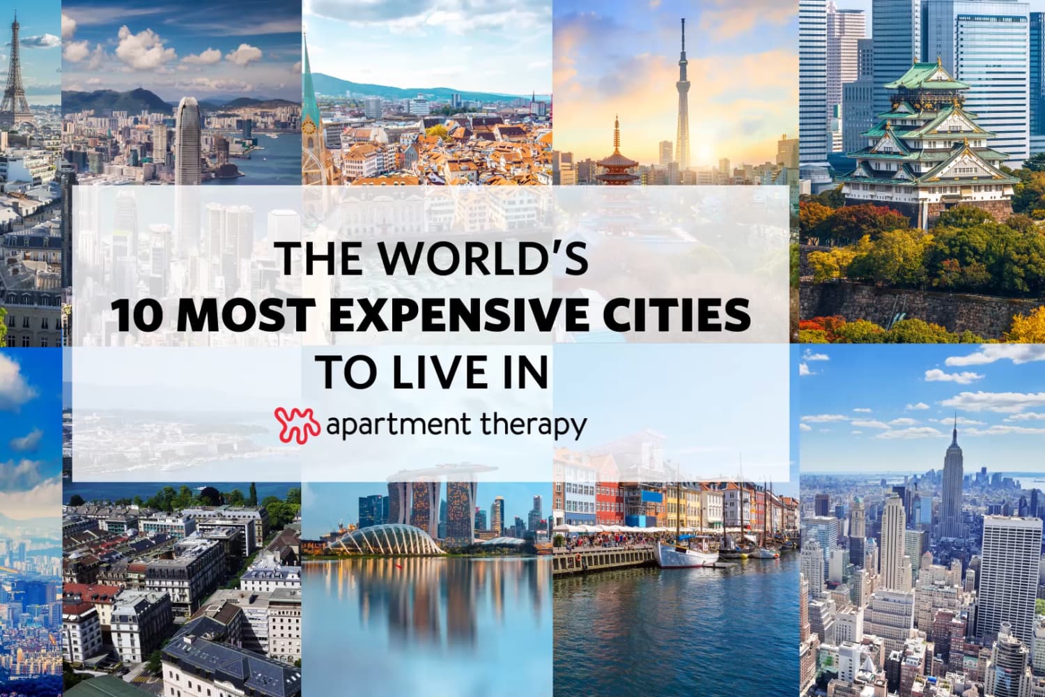 These Are the World's 10 Most Expensive Cities to Live in