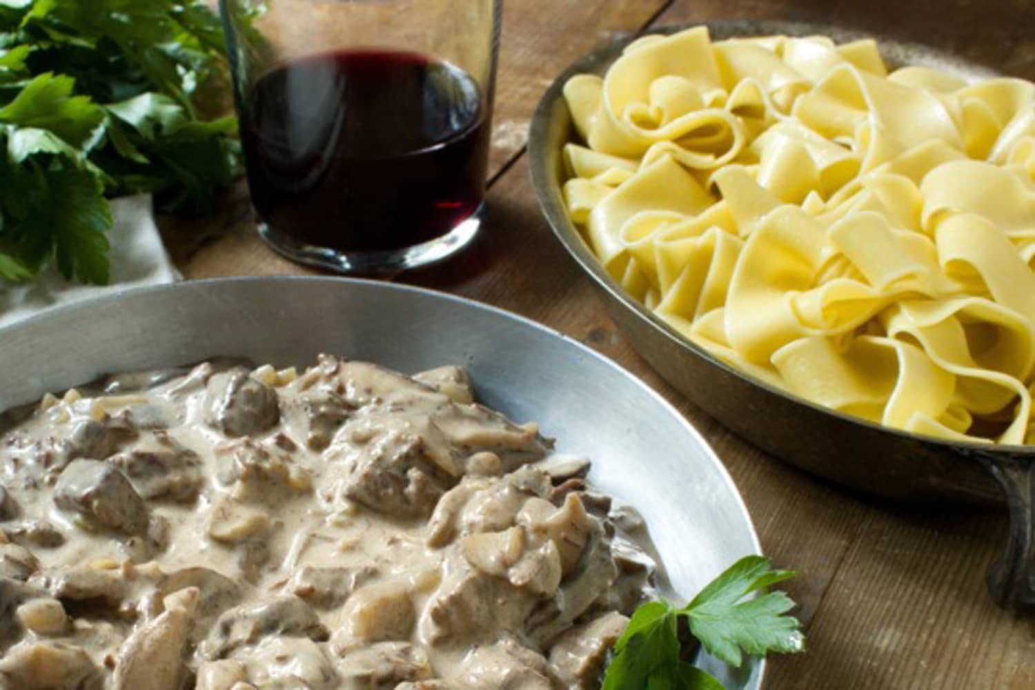 Recipe: Braised Beef Stroganoff with Pappardelle - The Kitchn