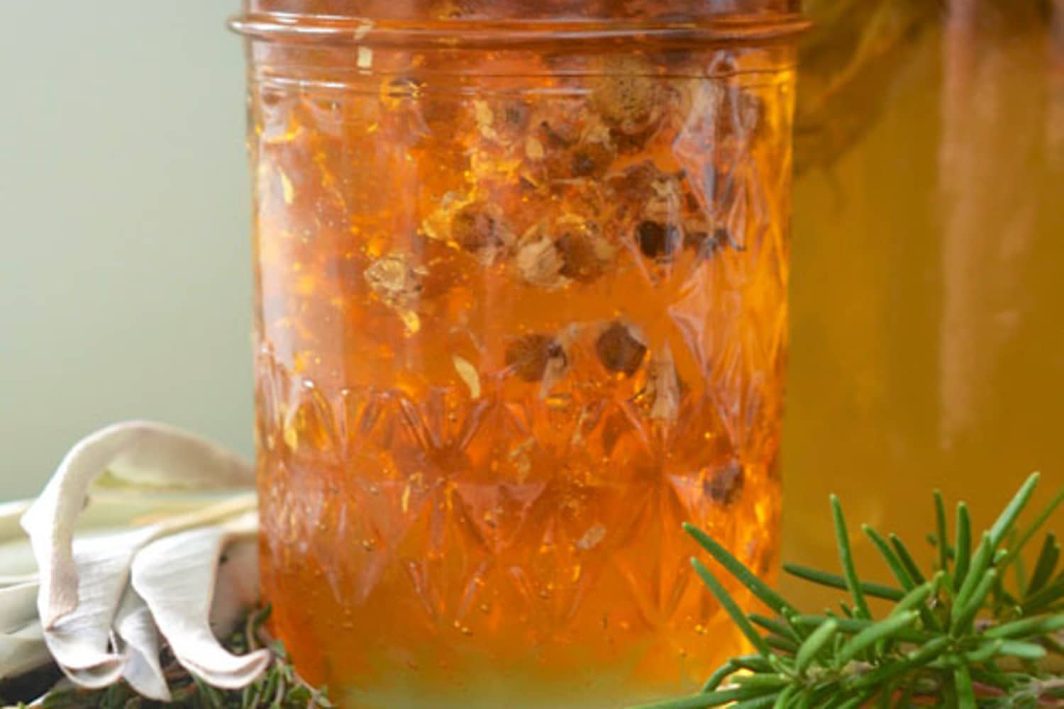 How To Make Herb Infused Honey Kitchn Thyme is a subtle, aromatic herb with a flavor profile that works well with many different cuisines, and using fresh thyme versus dried thyme ensures a softer flavor that melds well in the simple syrup. how to make herb infused honey