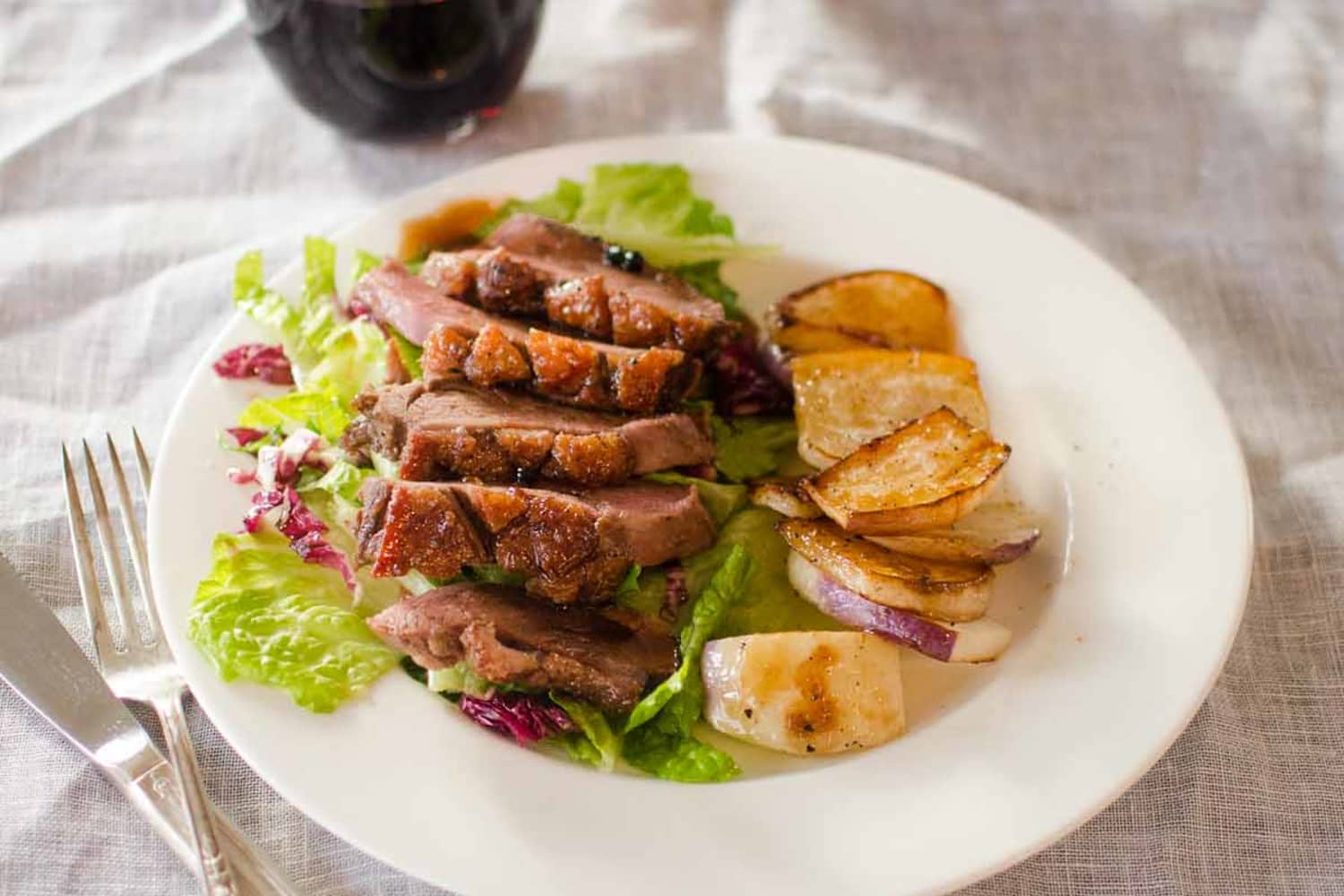 Dinner Recipe For Two Duck Breast With Pomegranate Citrus Glaze Kitchn
