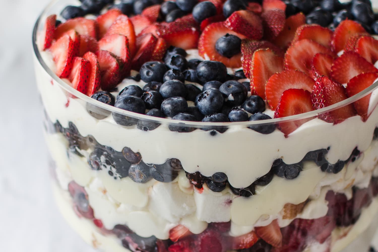 This Red, White, and Blue Trifle Is the Ultimate 4th of July Dessert