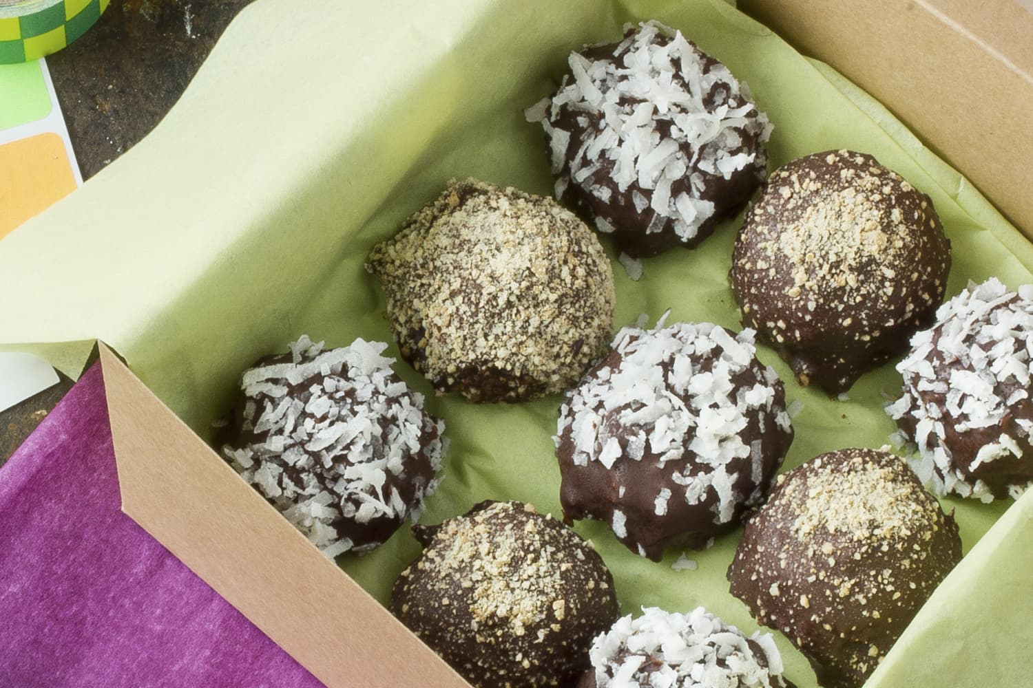 Homemade Gift Recipe Seven Layer Chocolate Truffles Kitchn Hey, considering that this is my first attempt in making chocolate truffles, i'll. seven layer truffles