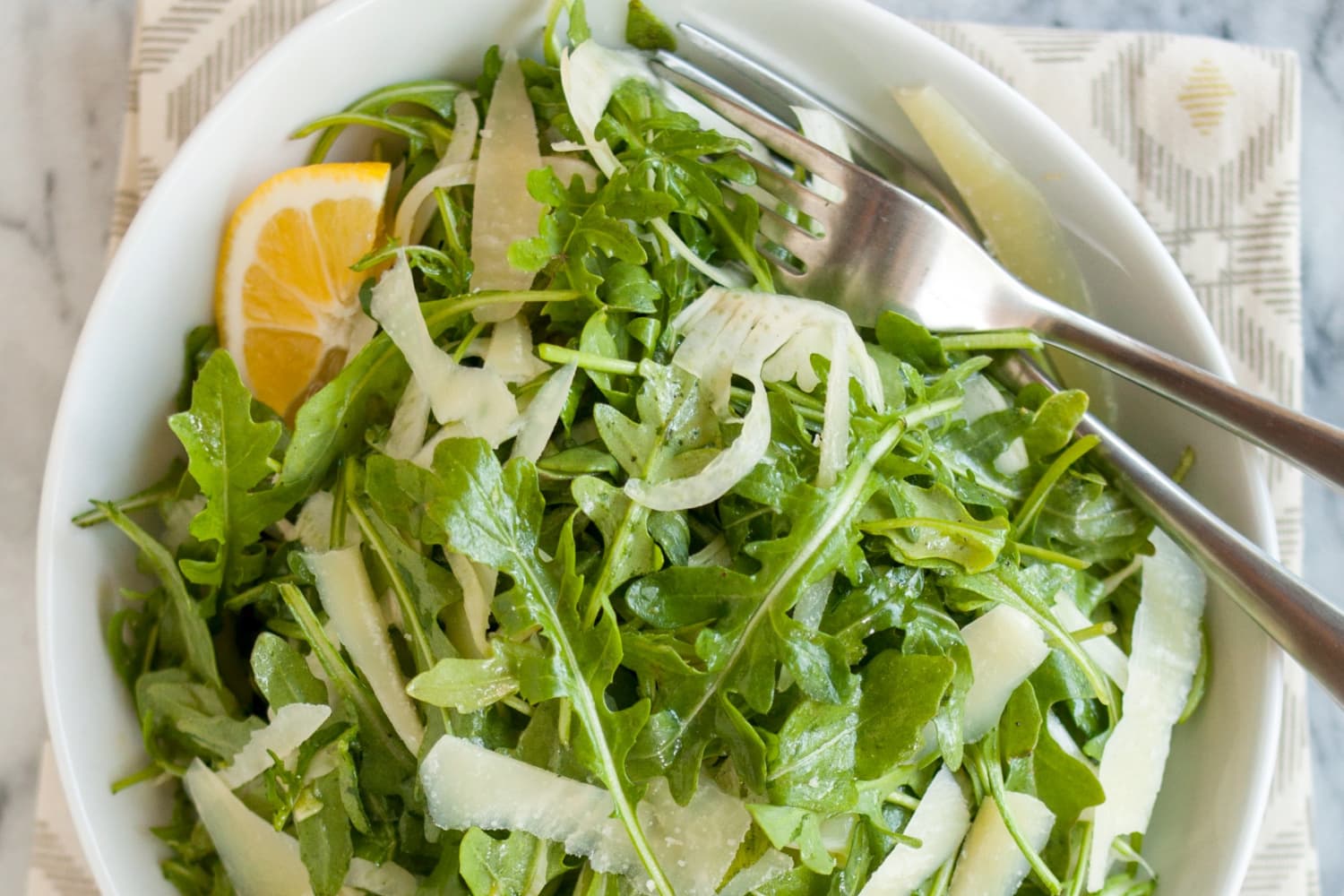 Arugula & Fennel Salad with Lemon Vinaigrette