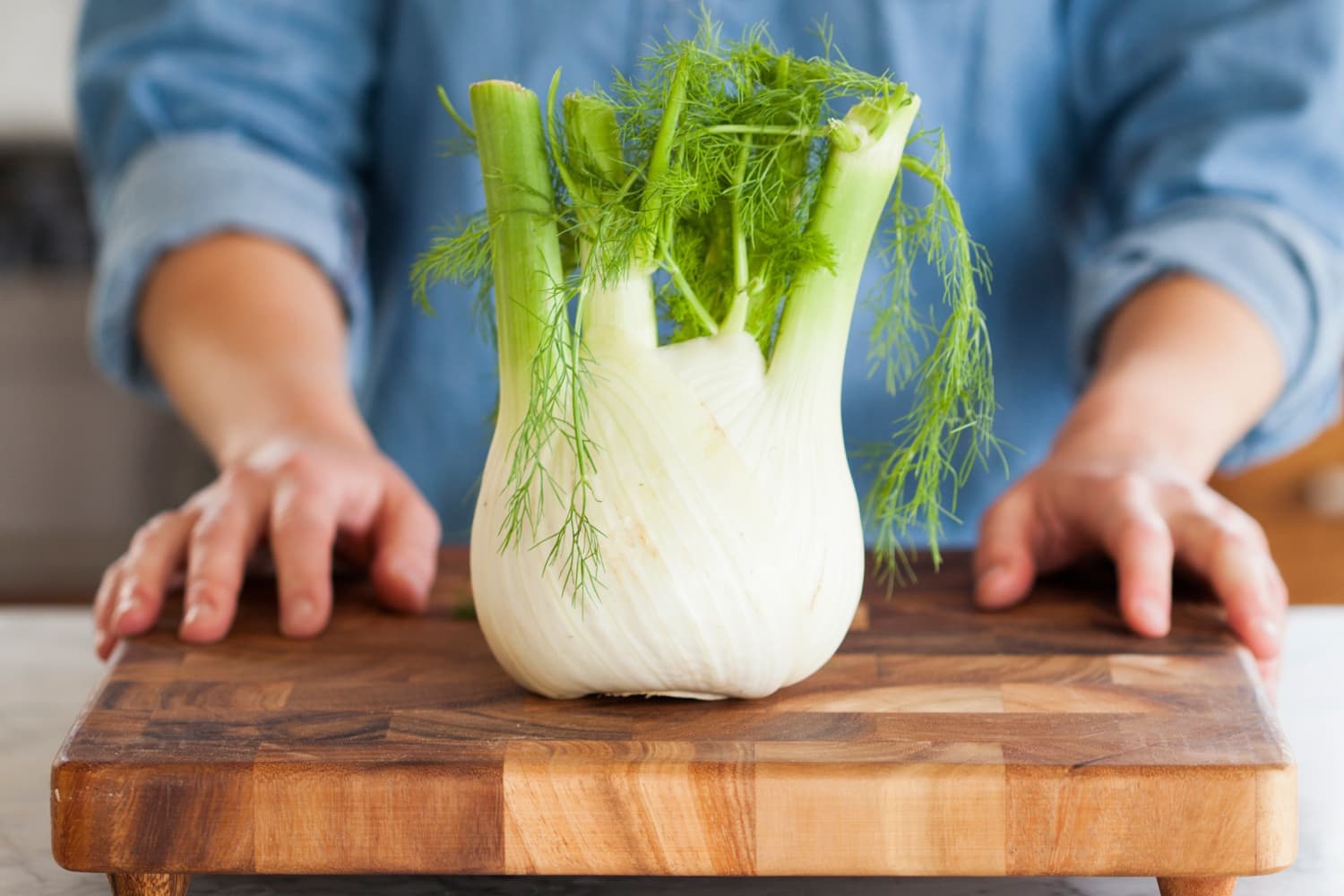 Here’s how to take that hefty bulb of fennel and trim it down into bite-siz...