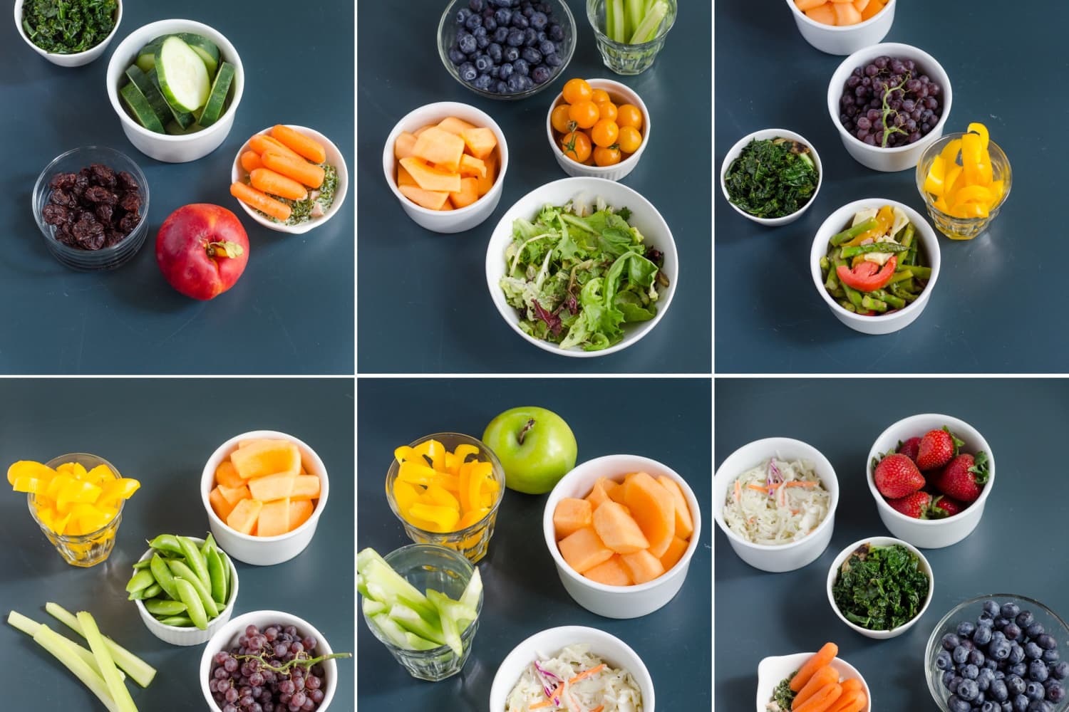 daily servings of fruits veggies look