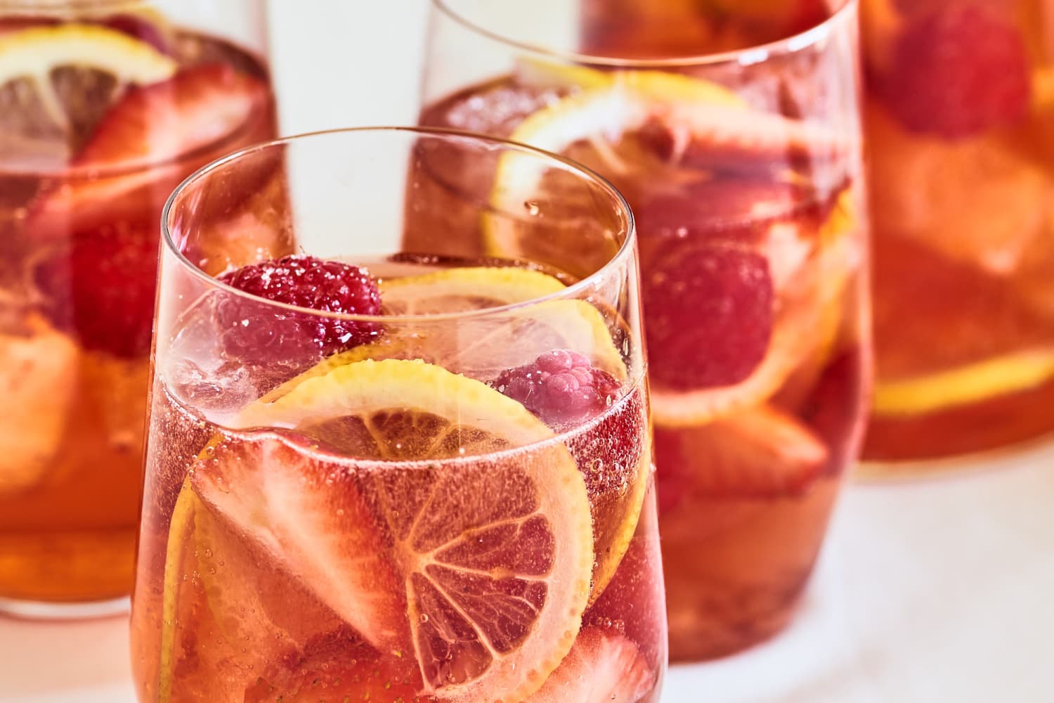 Recipe Strawberry Limoncello Rose Sangria This post may contain affiliate links. strawberry limoncello rose sangria