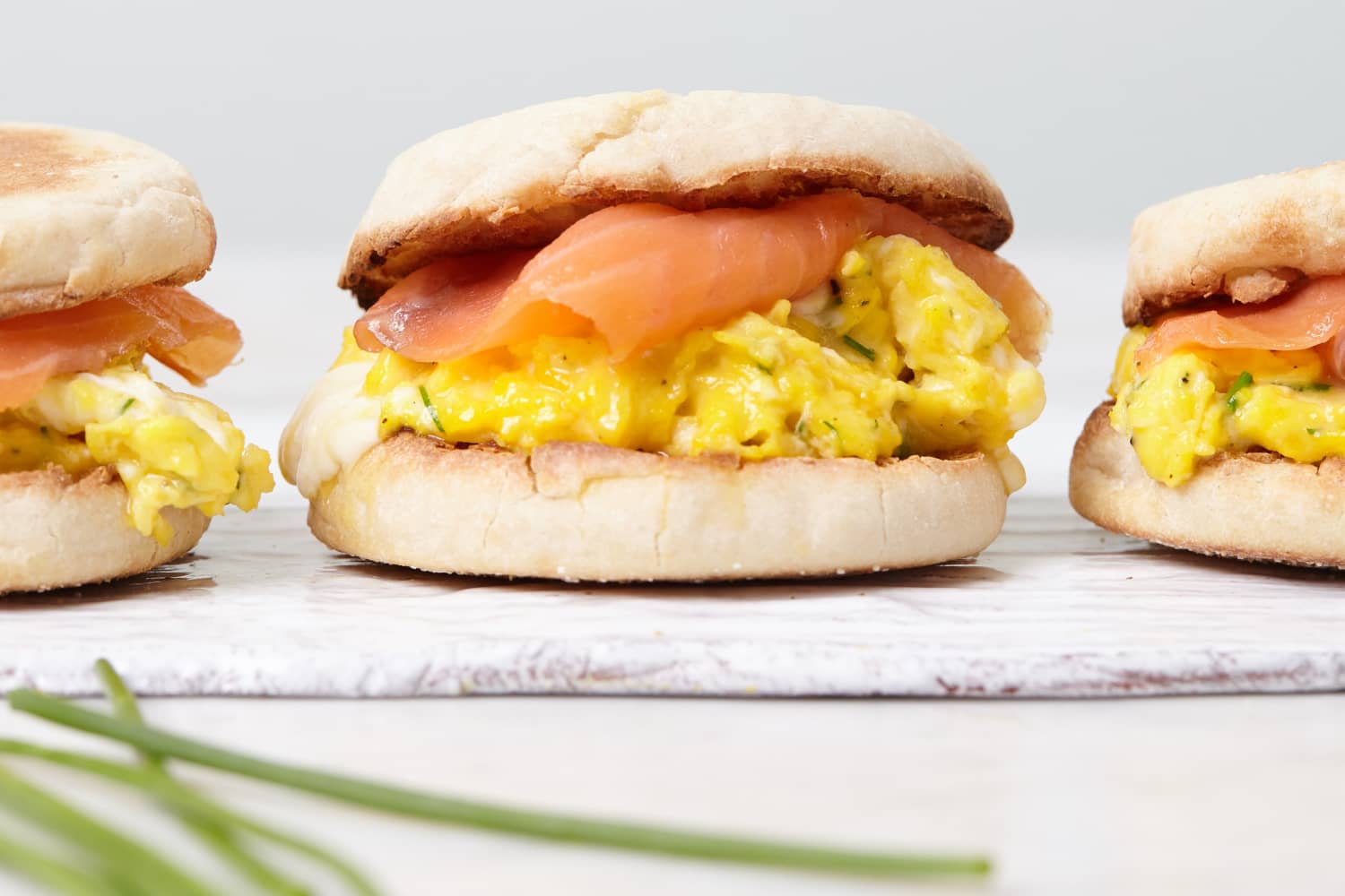 Recipe Creme Fraiche Scrambled Egg And Smoked Salmon Sandwiches Kitchn