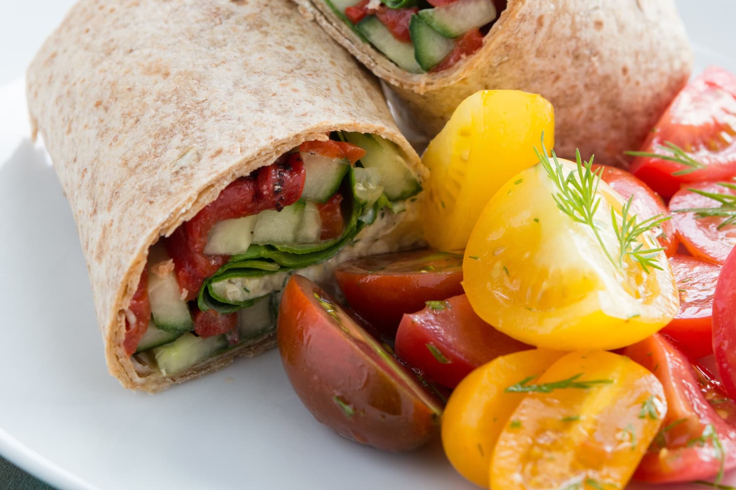 Recipe: Mediterranean Chickpea and Feta Wraps