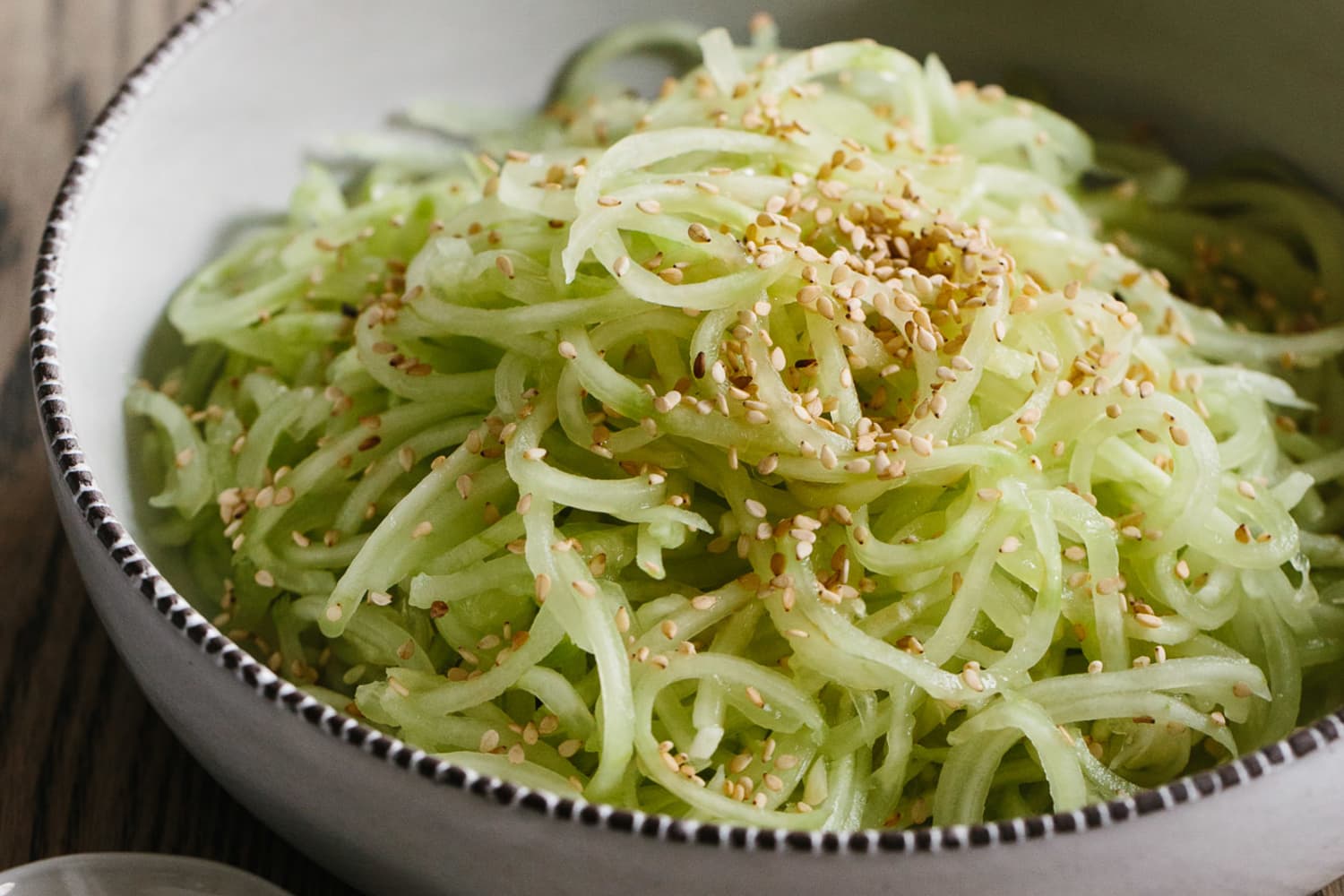 Recipe: Chilled Cucumber Noodles with Sesame Dressing