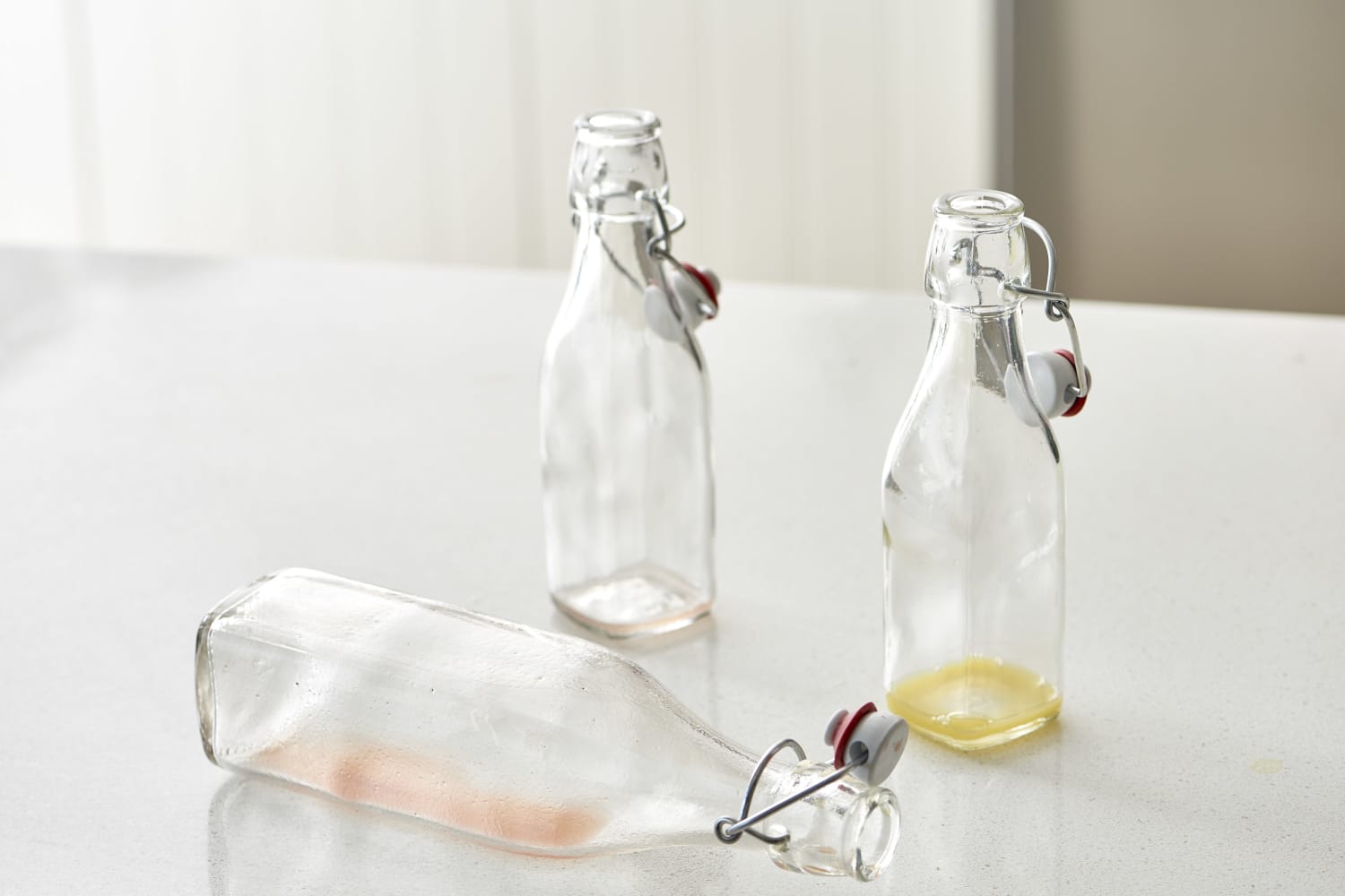 how to clean glass bottles with narrow neck