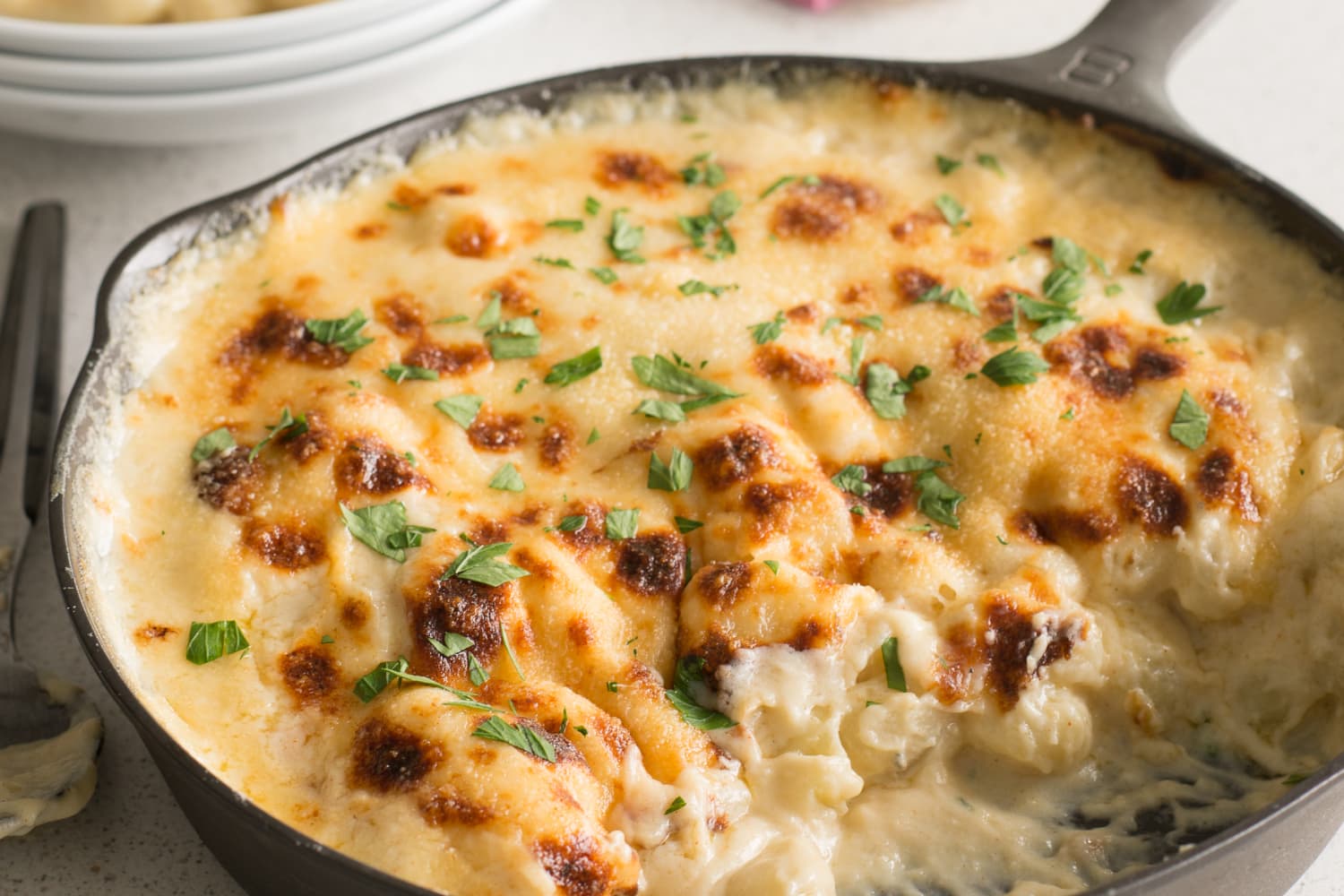 Recipe: Skillet Gnocchi Mac and Cheese