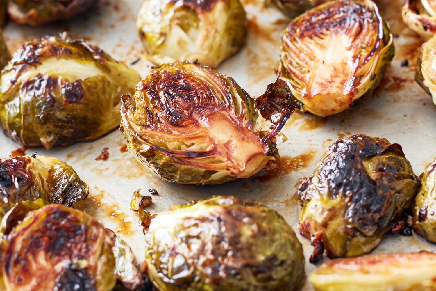 Balsamic Sauce For Brussel Sprouts Crispy Brussels Sprouts With Balsamic And Honey Kitchn