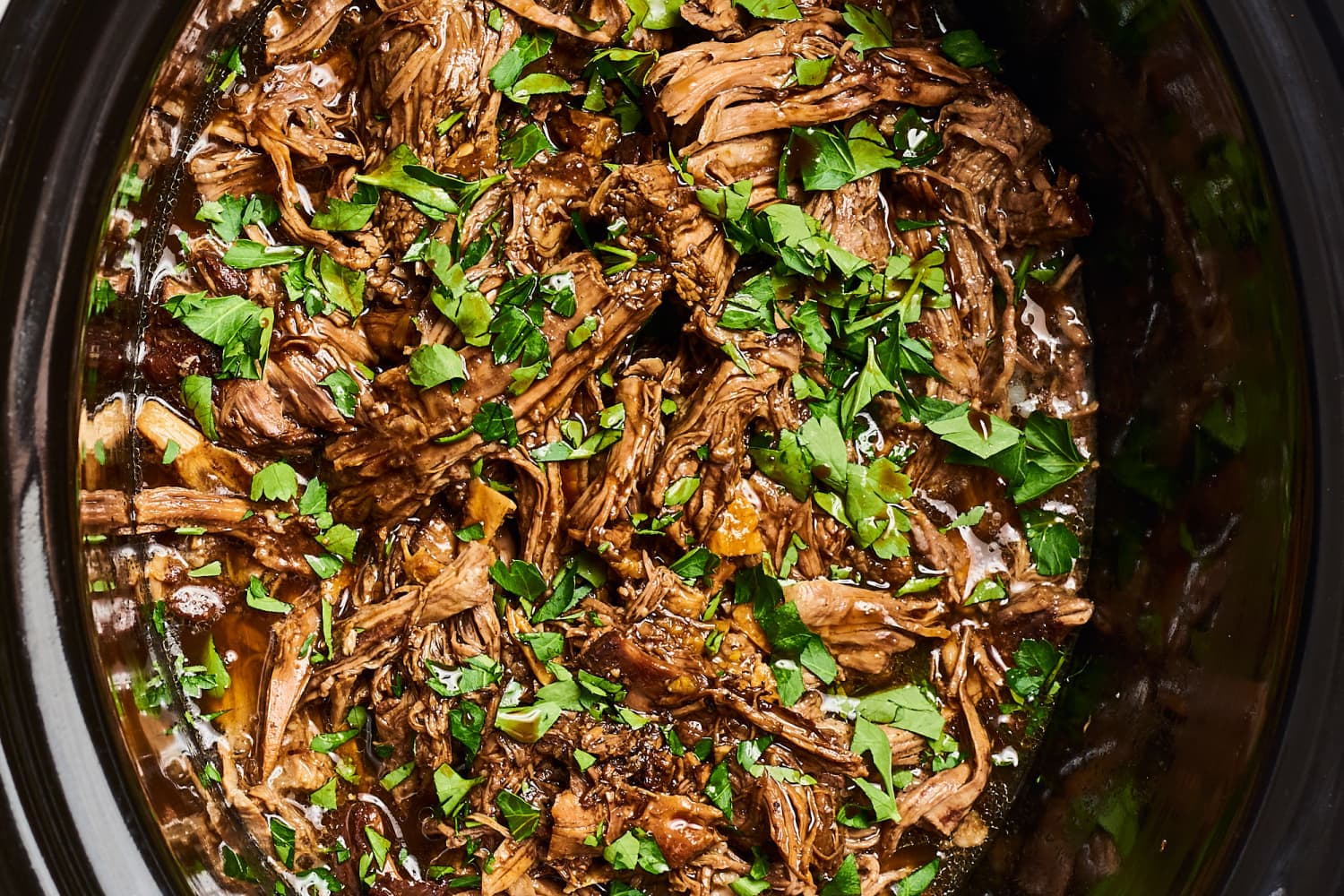 Recipe: Slow Cooker Shredded Balsamic Beef - The Kitchn