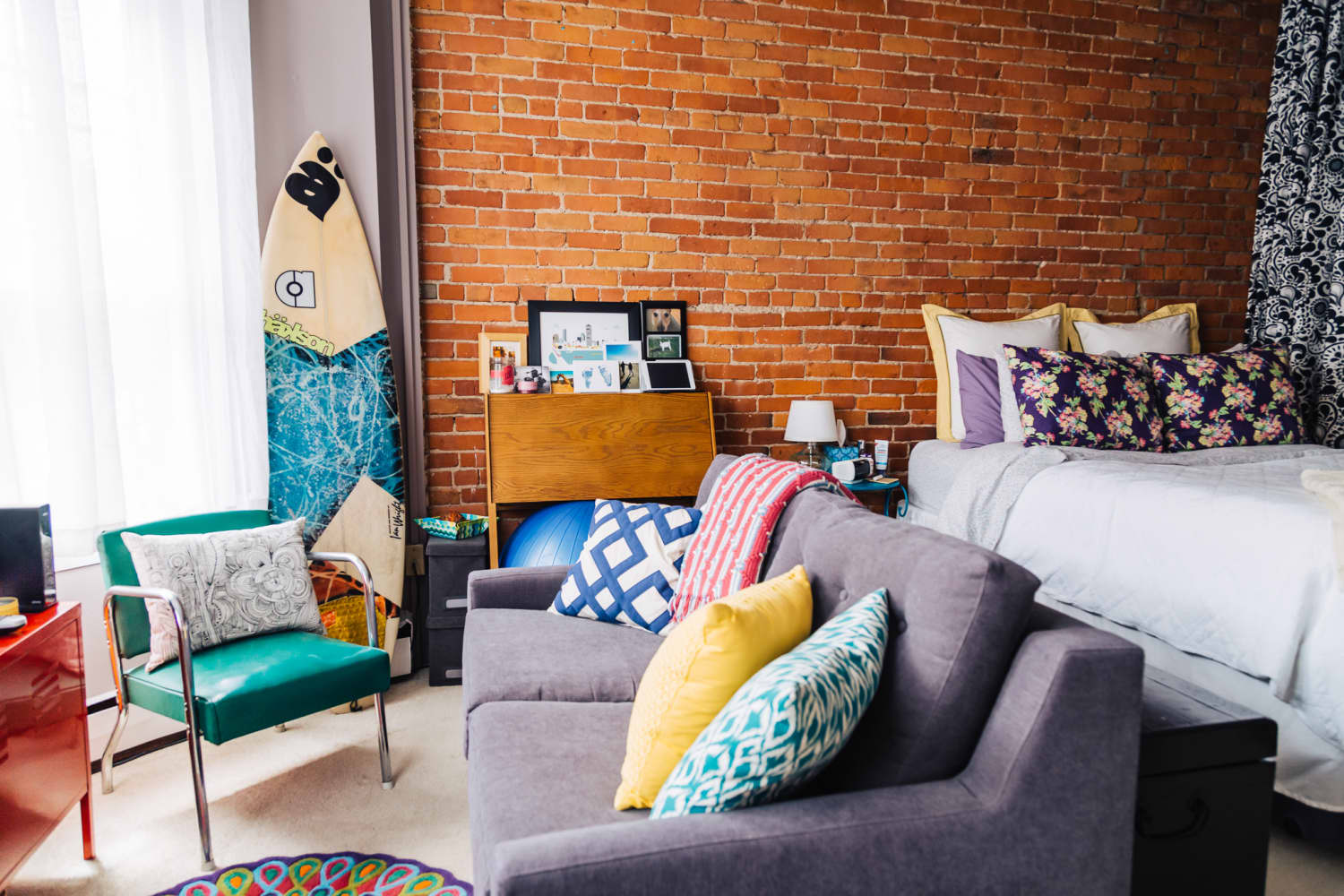 Hilary’s Fun Boston Studio Apartment Therapy