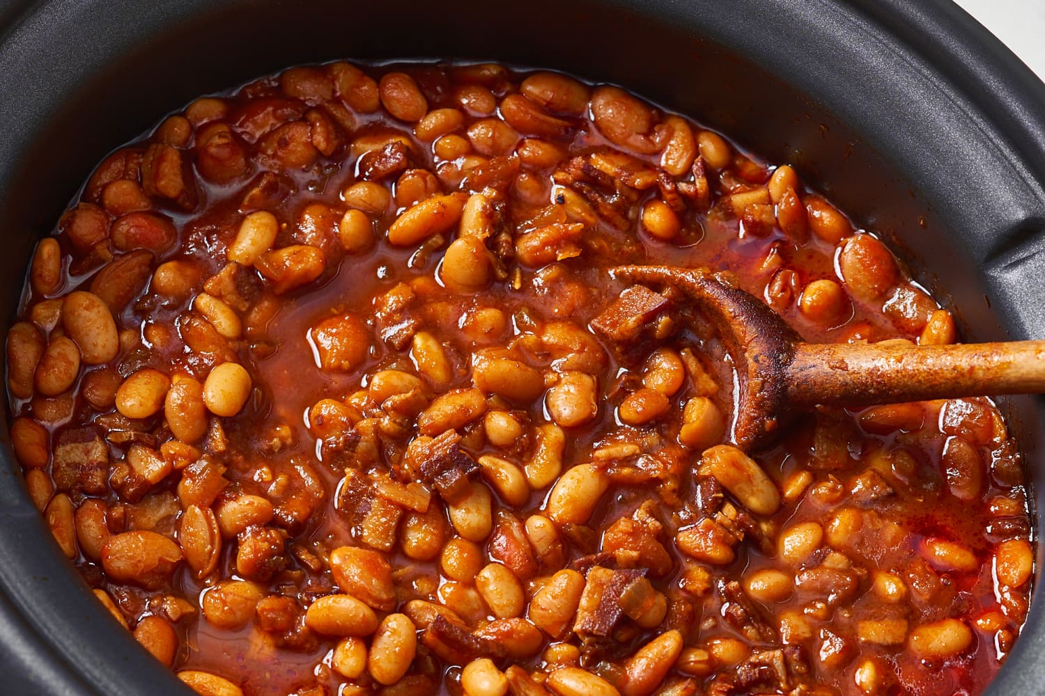 Slow Cooker Baked Beans Kitchn