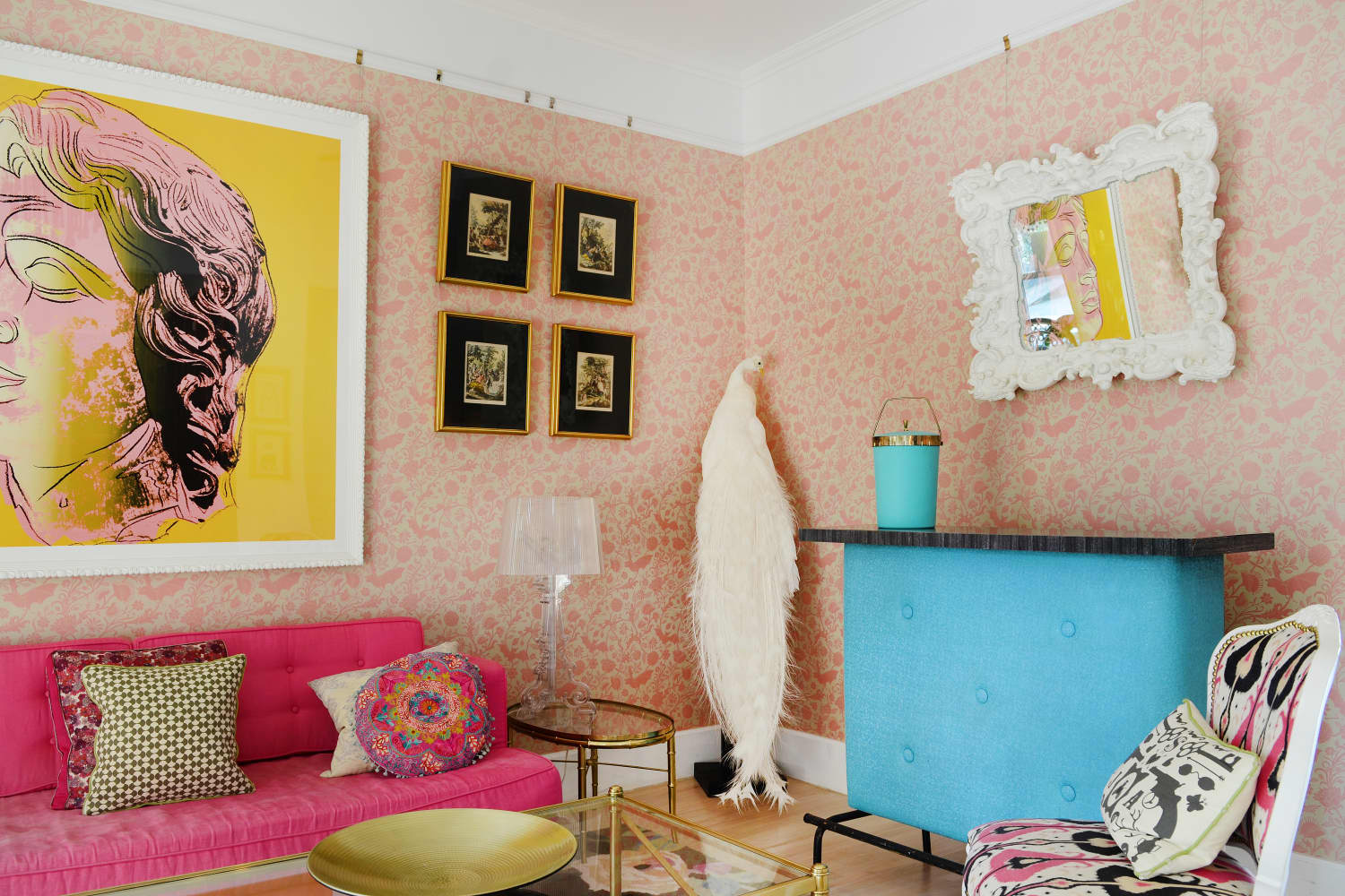 Why You Should Get A Colorful Couch Apartment Therapy