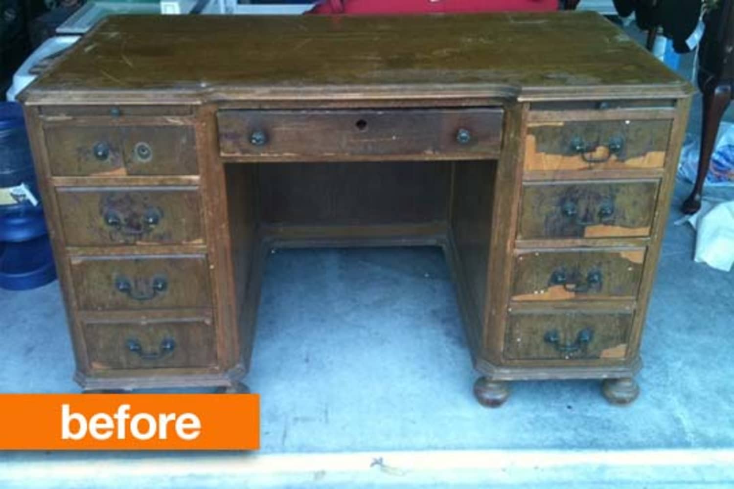 Restoring a Solid Wood Desk Apartment Therapy