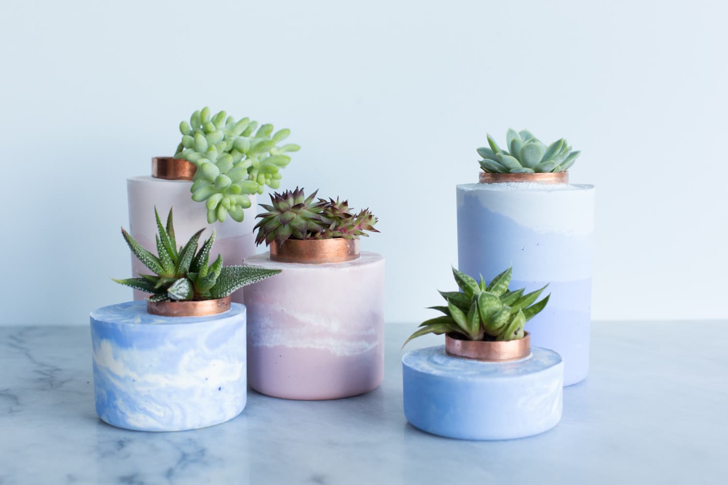How to Make Modern Cement Planters | Apartment Therapy