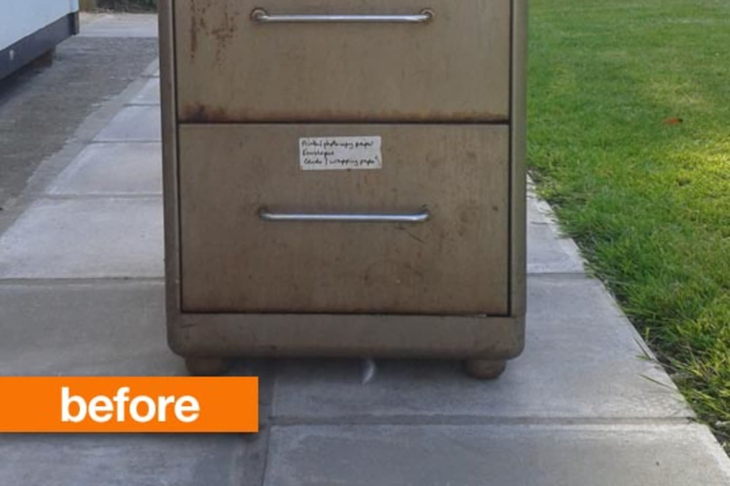 Before & After Rusty Filing Makeover Apartment Therapy