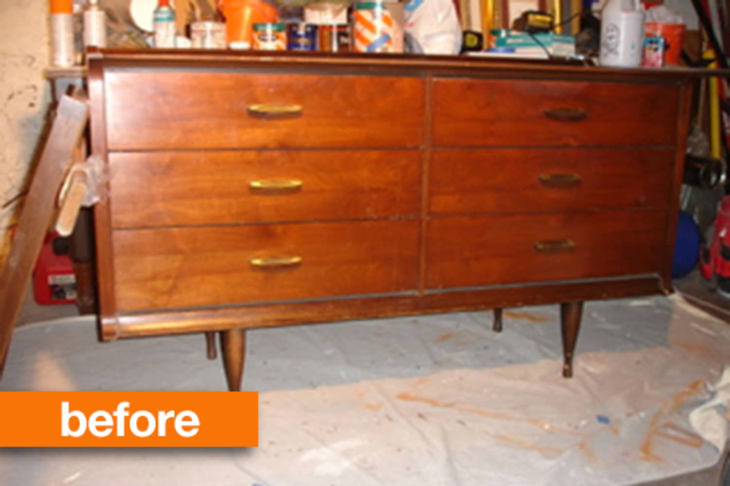 Before and After Color Block Dresser Apartment Therapy