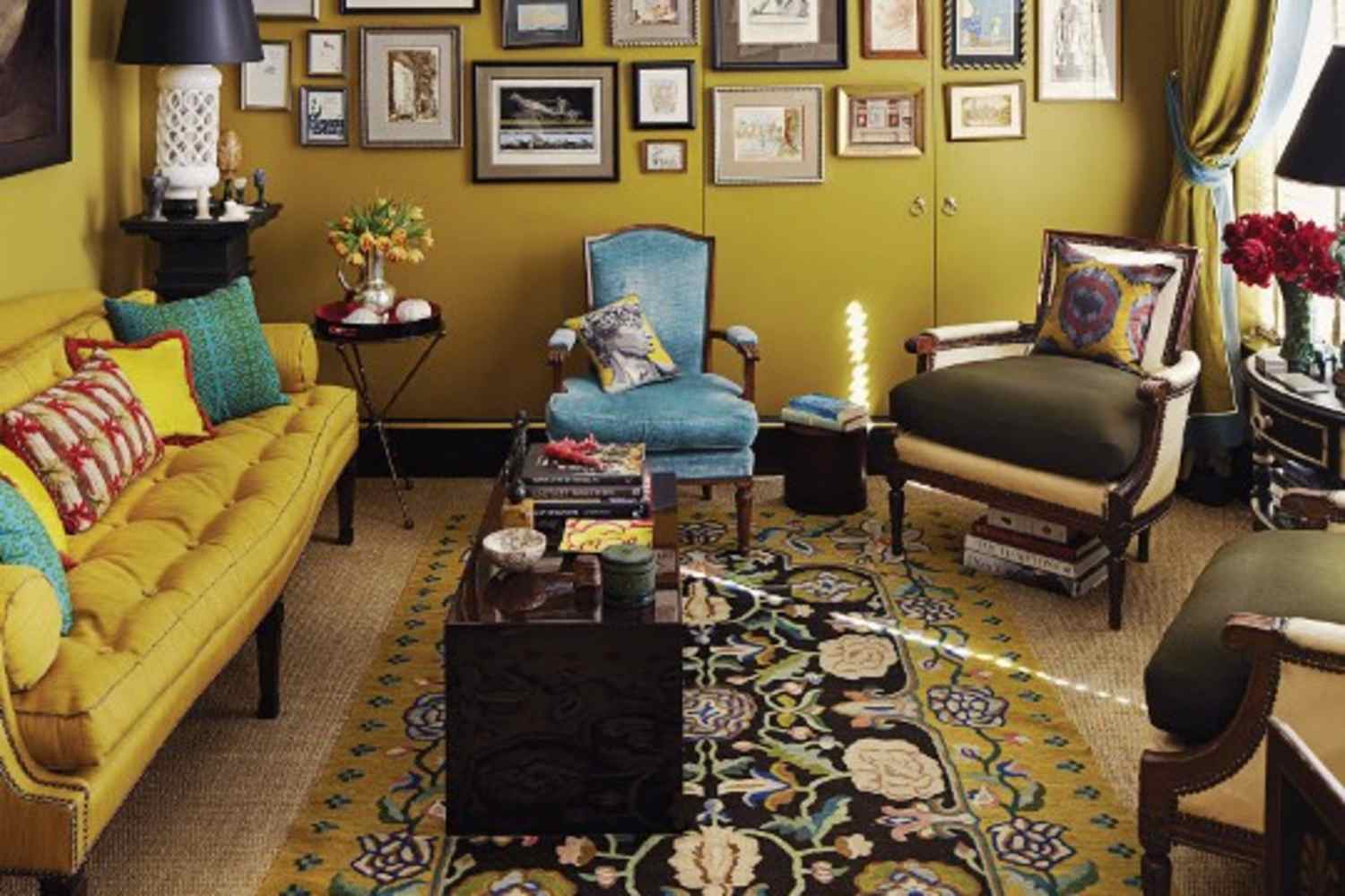 Paint Color Portfolio: Mustard Living Rooms | Apartment Therapy