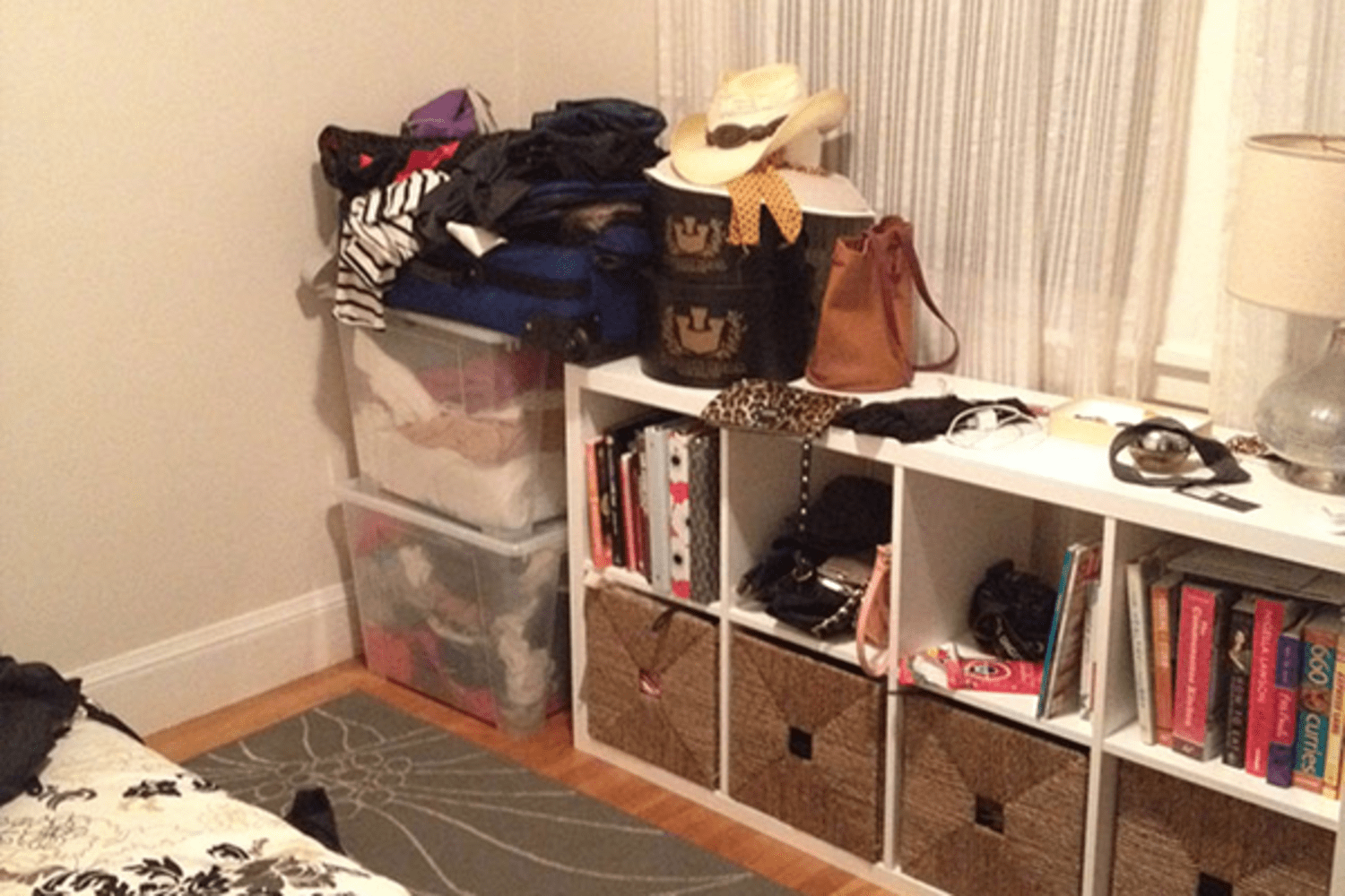 Before & After A Former Dumping Ground Turned Inviting Guest Room