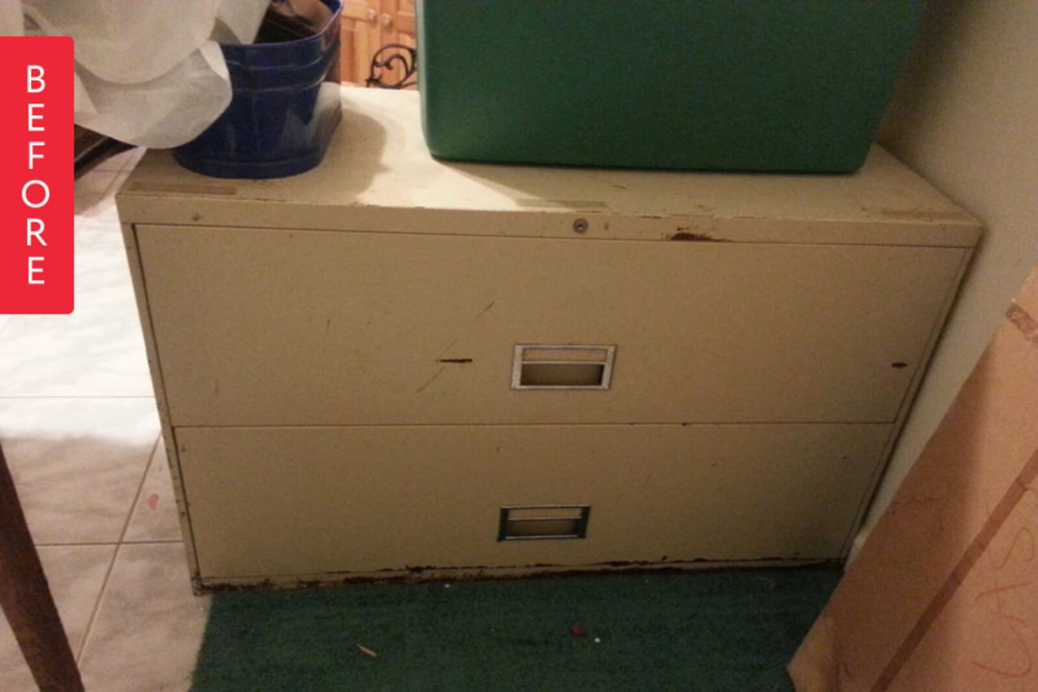 Before & After Old Filing Goes Industrial Apartment Therapy