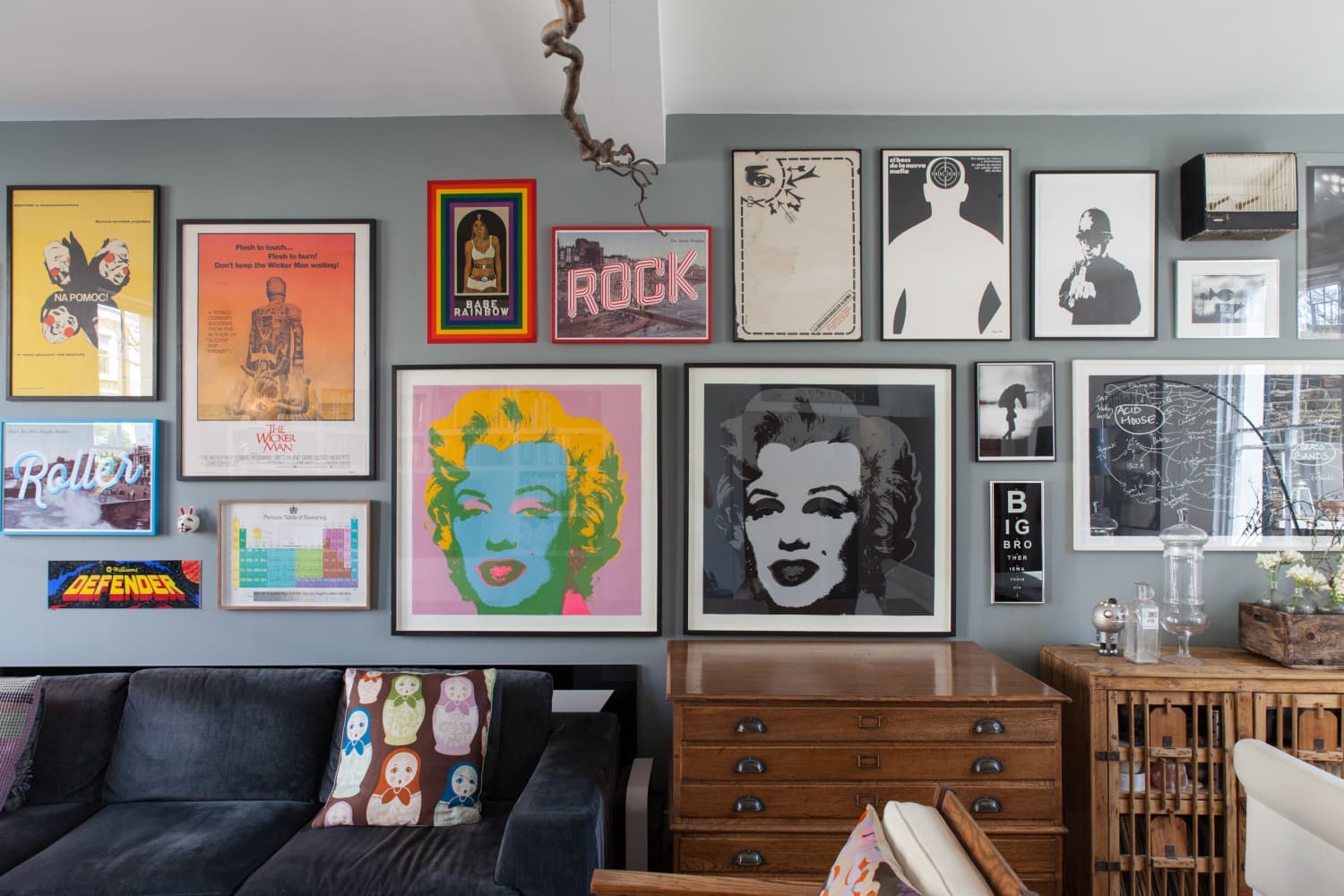 5 Lessons to Learn from a Truly Kickass Gallery Wall Apartment Therapy