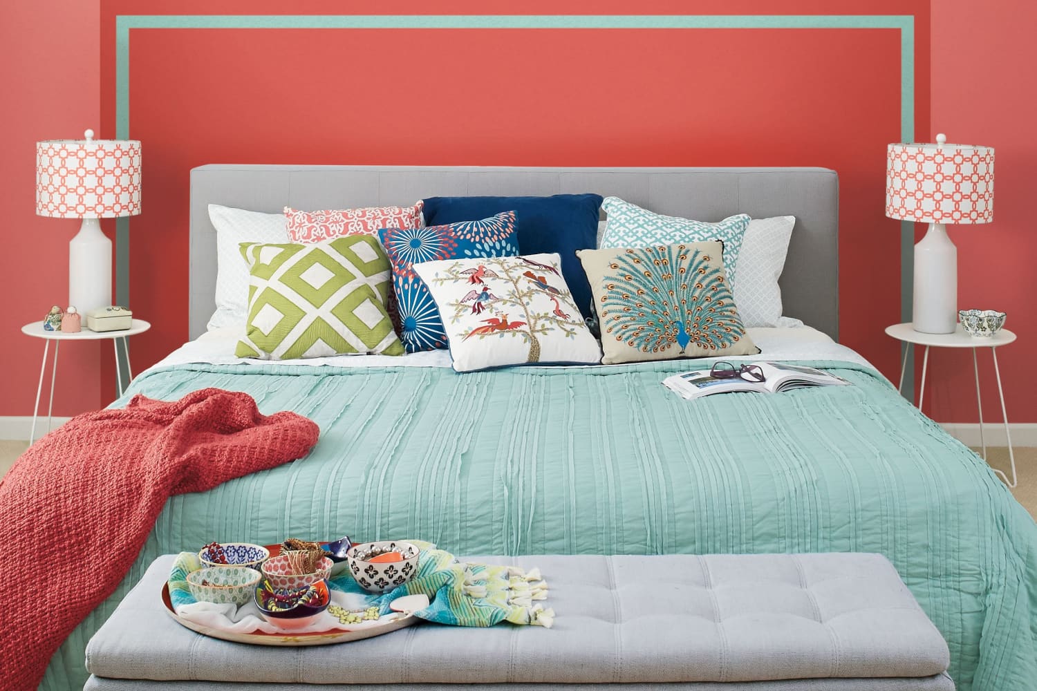 Simple Solutions Painted Headboard Apartment Therapy