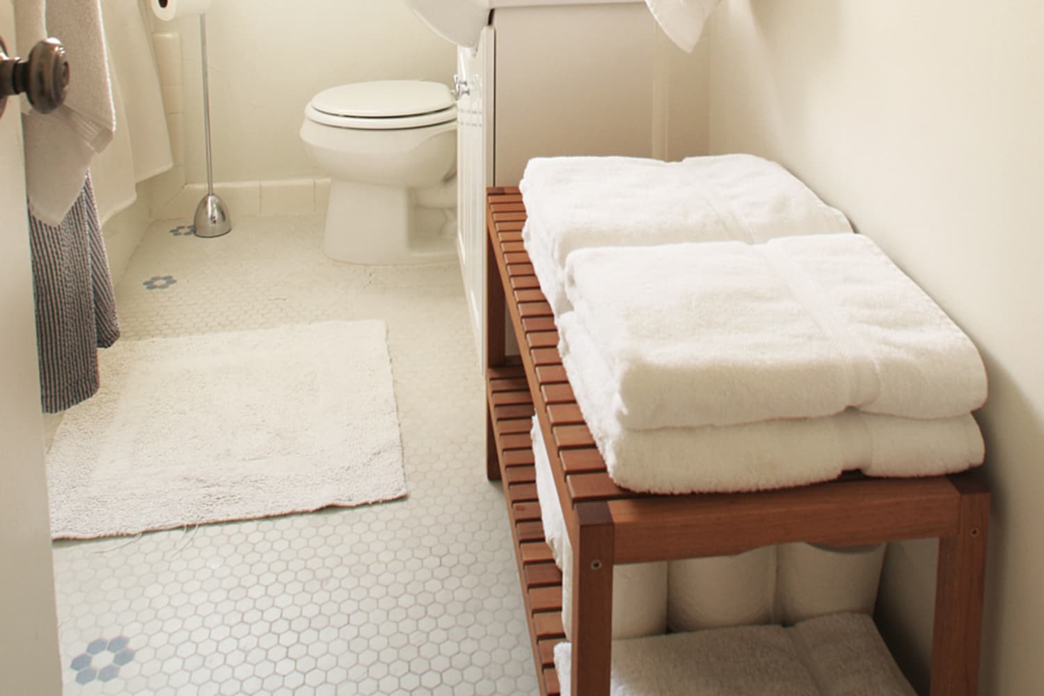 IKEA Molger Bench Ideas Hacks Apartment Therapy