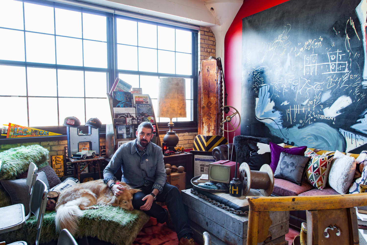 House Tour: A Minneapolis Loft with Flea Market Finds | Apartment Therapy