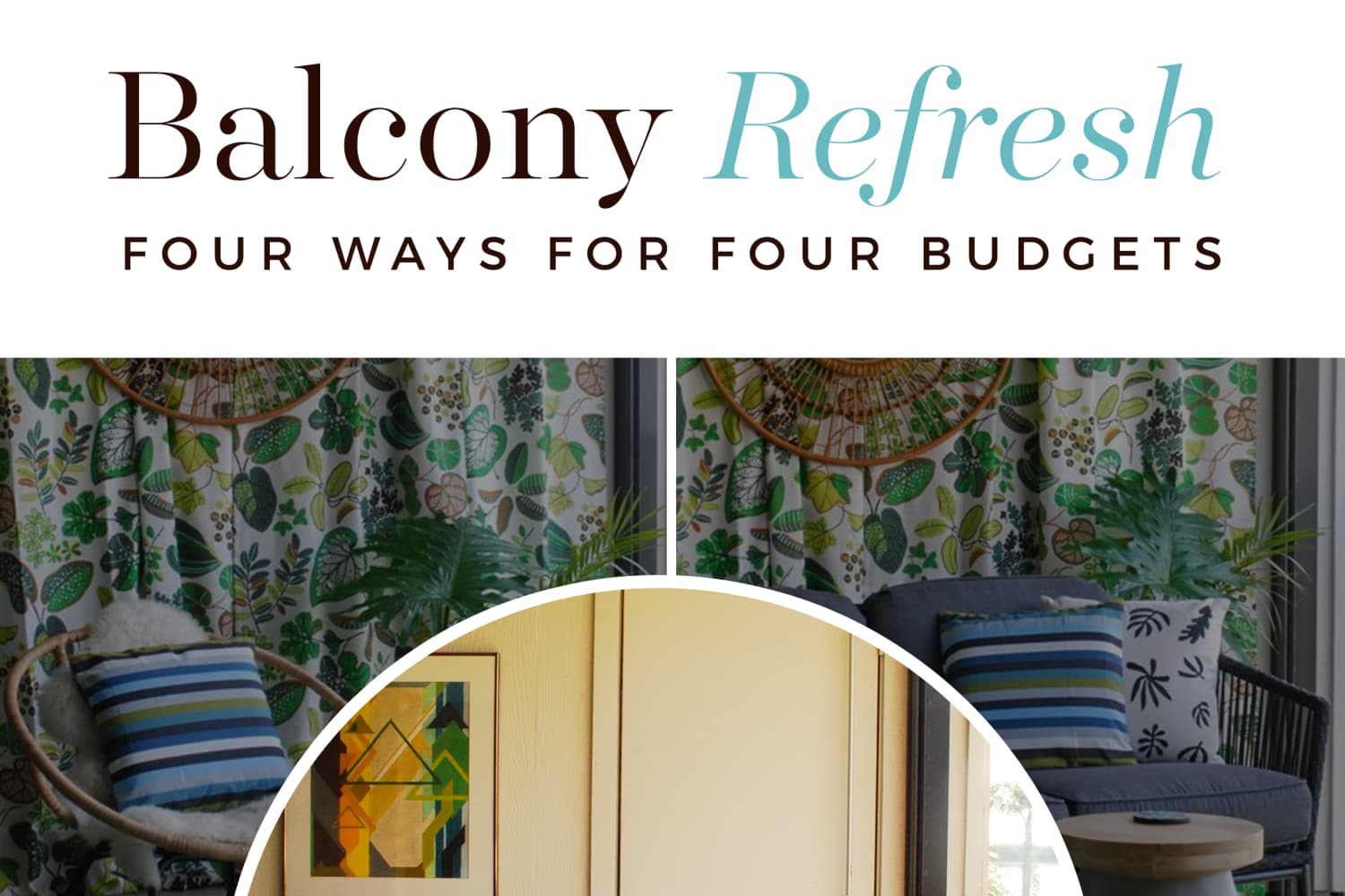 Picture of How To Makeover Your Balcony: 4 Budgets | Apartment Therapy
