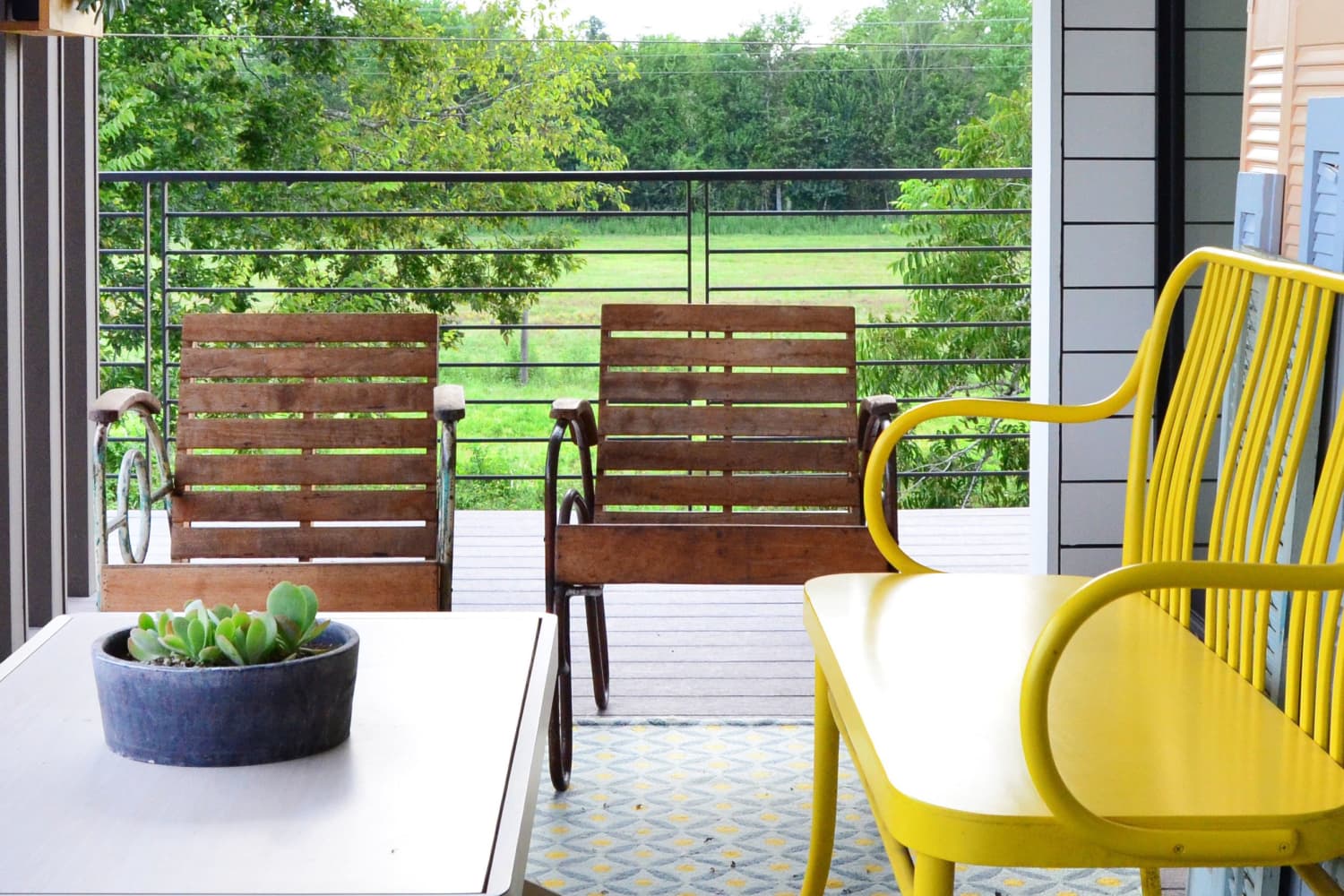 House Tour A Modern & Vintage "Tree House" in Houston Apartment Therapy