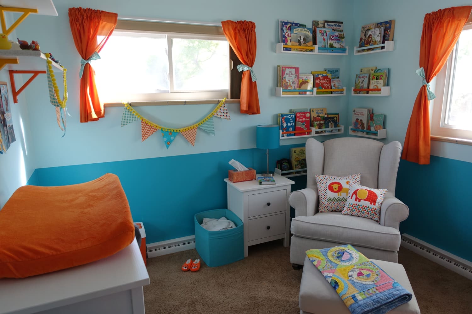 A First Foray Into Decorating With Lots of Color, IKEA and Fun