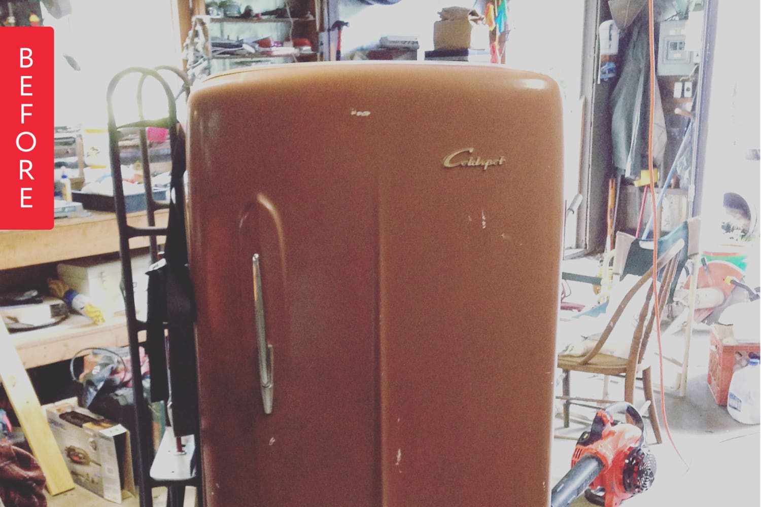 Before & After: Vintage Repainted Refrigerator | Apartment Therapy