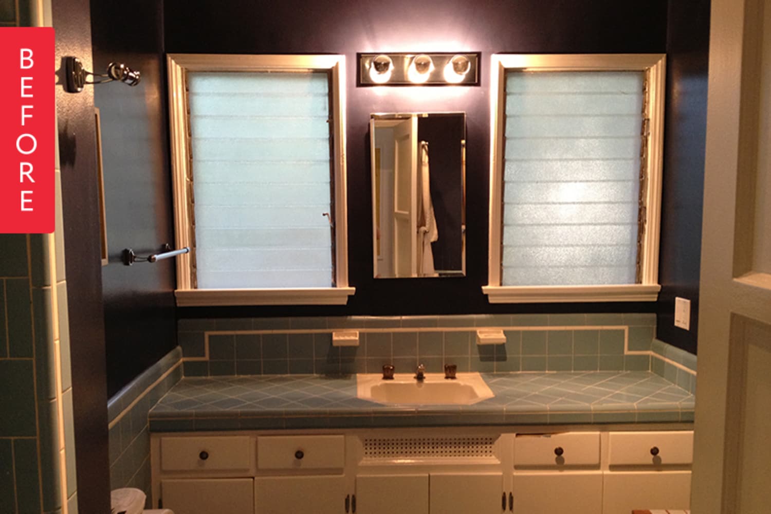 Vintage Tile is Saved in This Modern Bathroom Makeover | Apartment Therapy