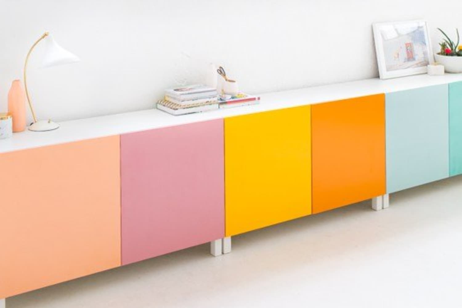 IKEA Paint Makeovers A Colorful Collection of Ideas Apartment Therapy