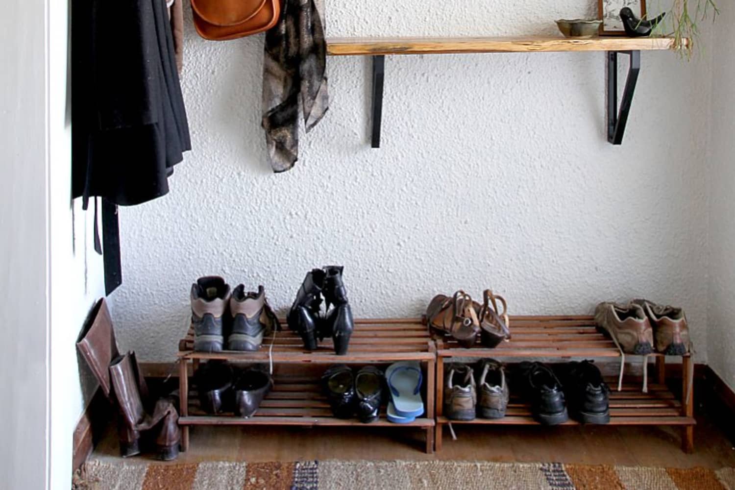 Entryways Without Closets DIY Storage Projects + Ideas Apartment Therapy