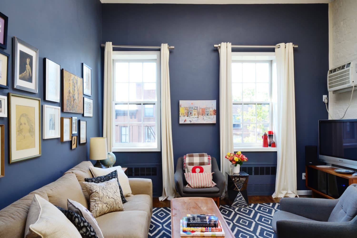 Get the Look Colorful Transitional Vintage Style Apartment Therapy