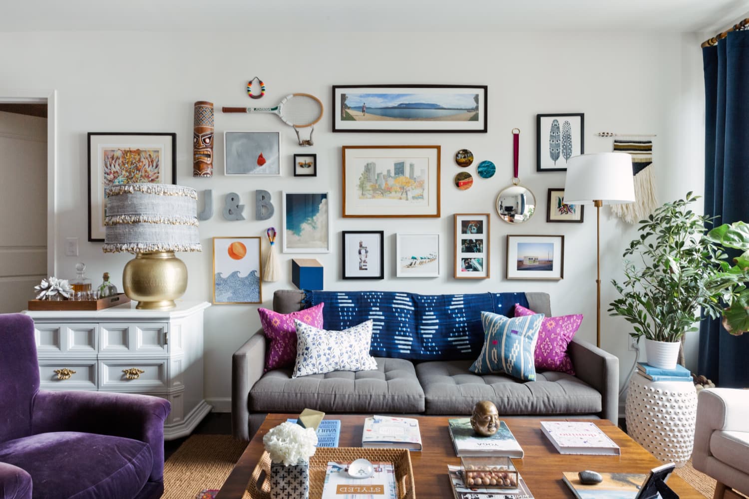 Tour: A Designer's Eclectic Modern West New York Apartment | Apartment ...