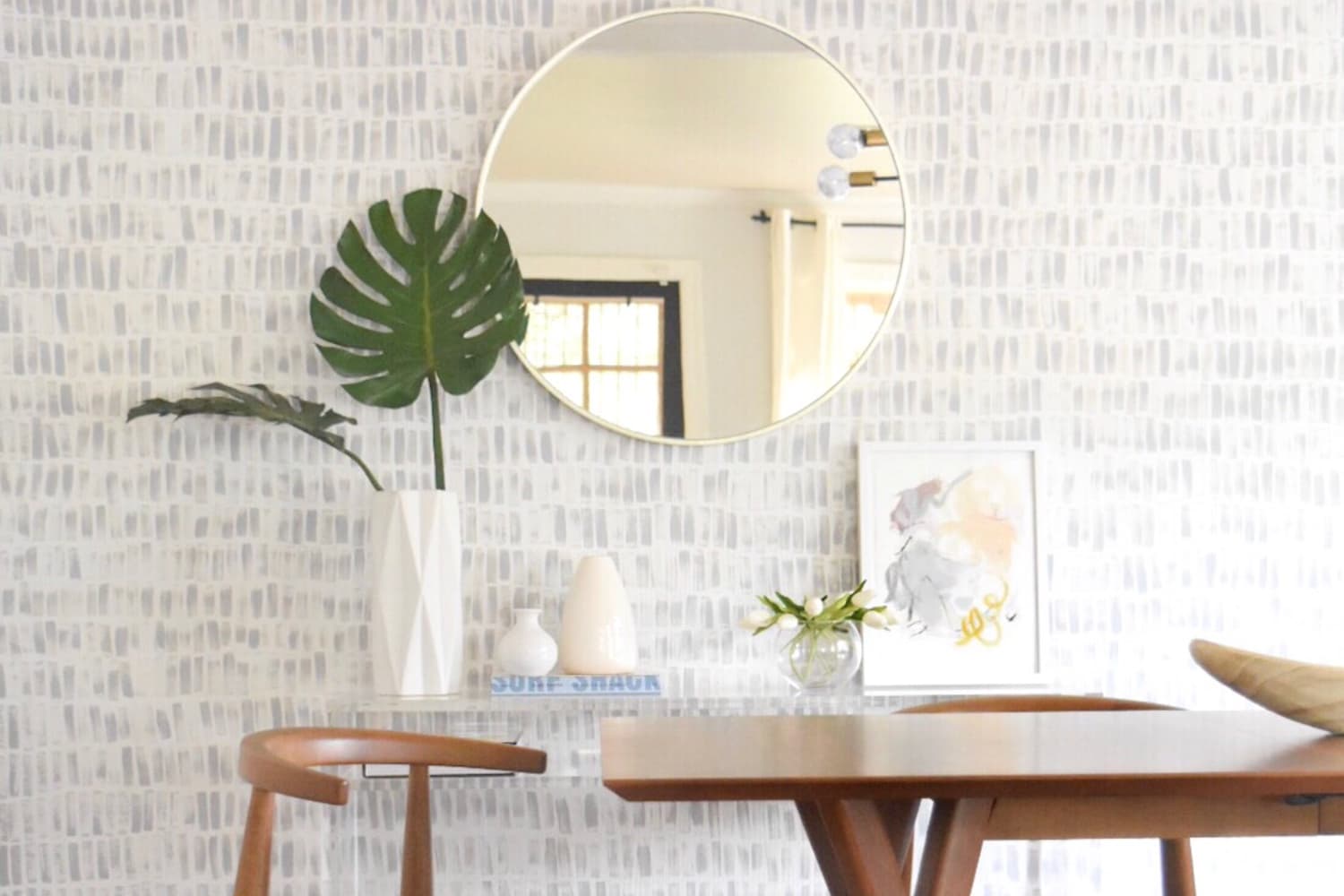 How To DIY Faux Wallpaper the Easy Way Photo Tutorial