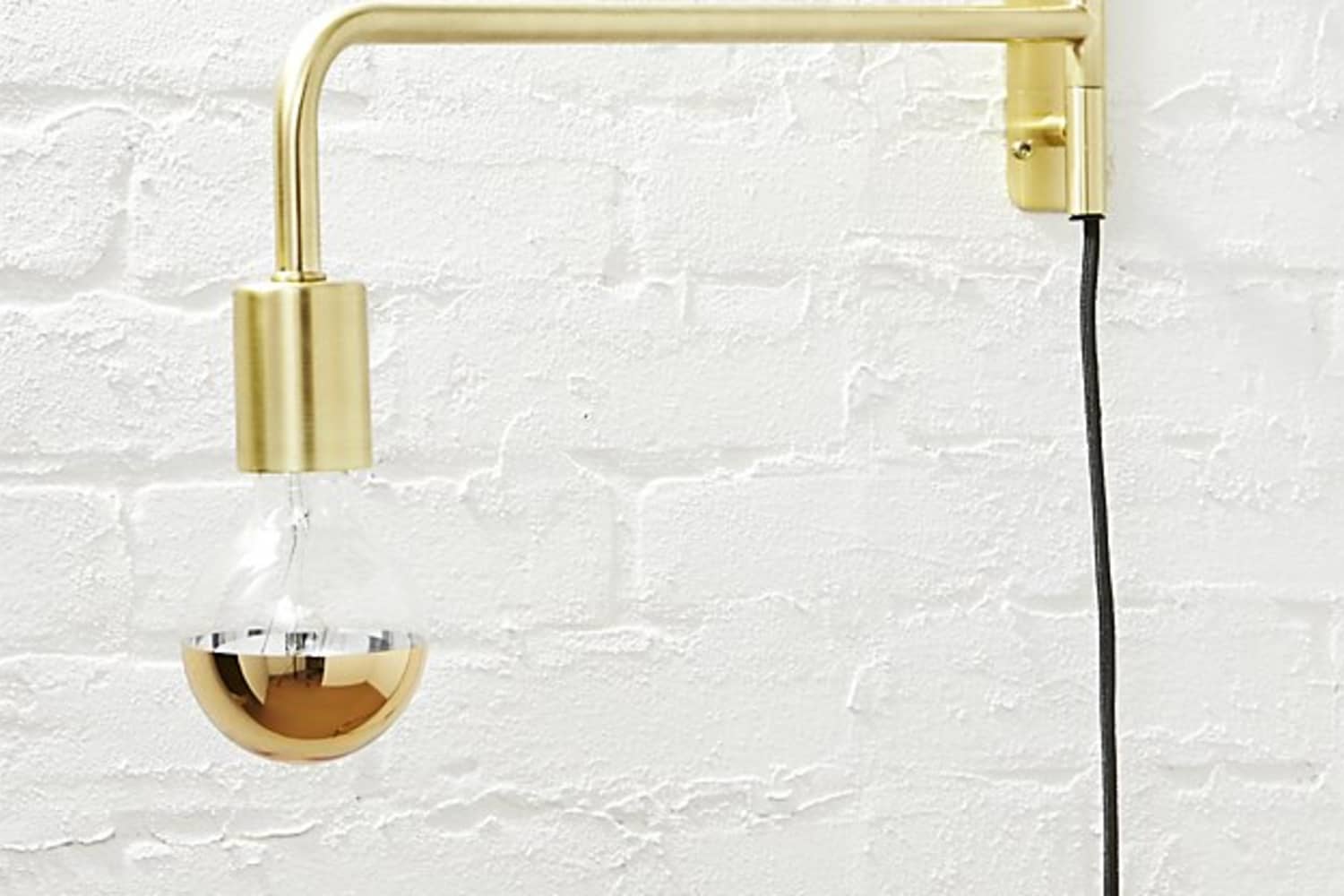 Cb2 swing sale arm sconce