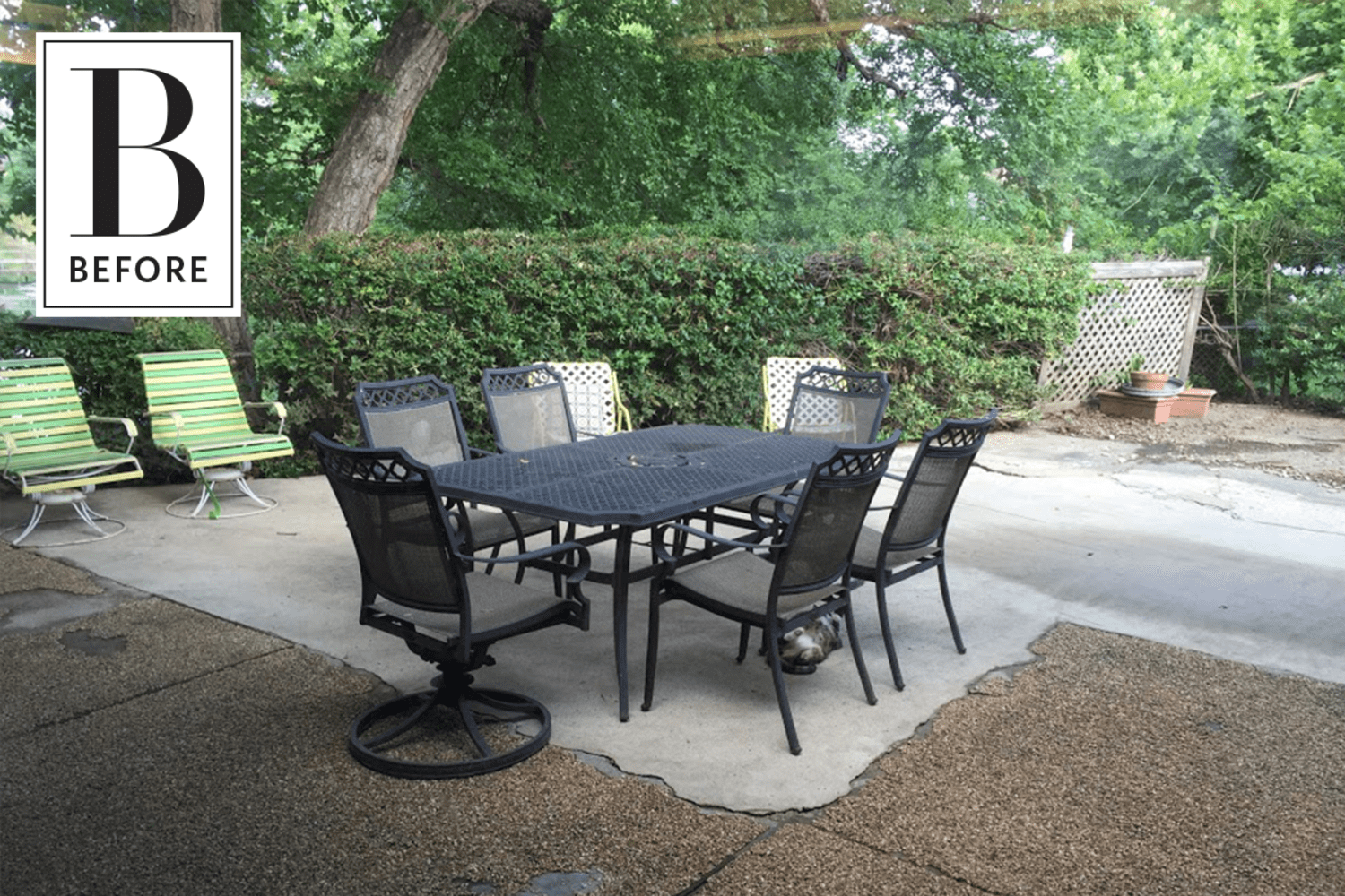 Before & After An Unusable Patio Gets a New Look Apartment Therapy