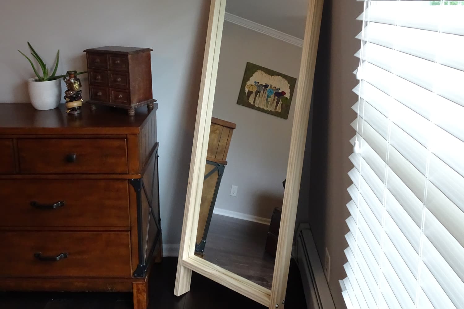 How to Make a Mirror Frame for a FloorLength Mirror Apartment Therapy