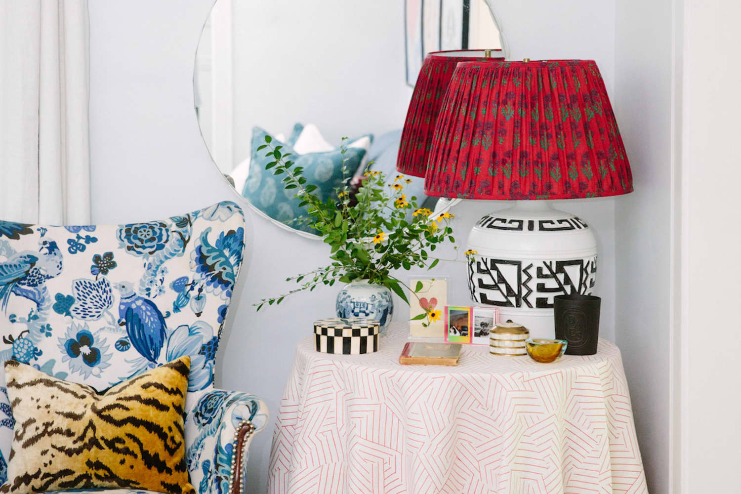 Easy & Affordable Furniture Solution Skirted Tables Apartment Therapy